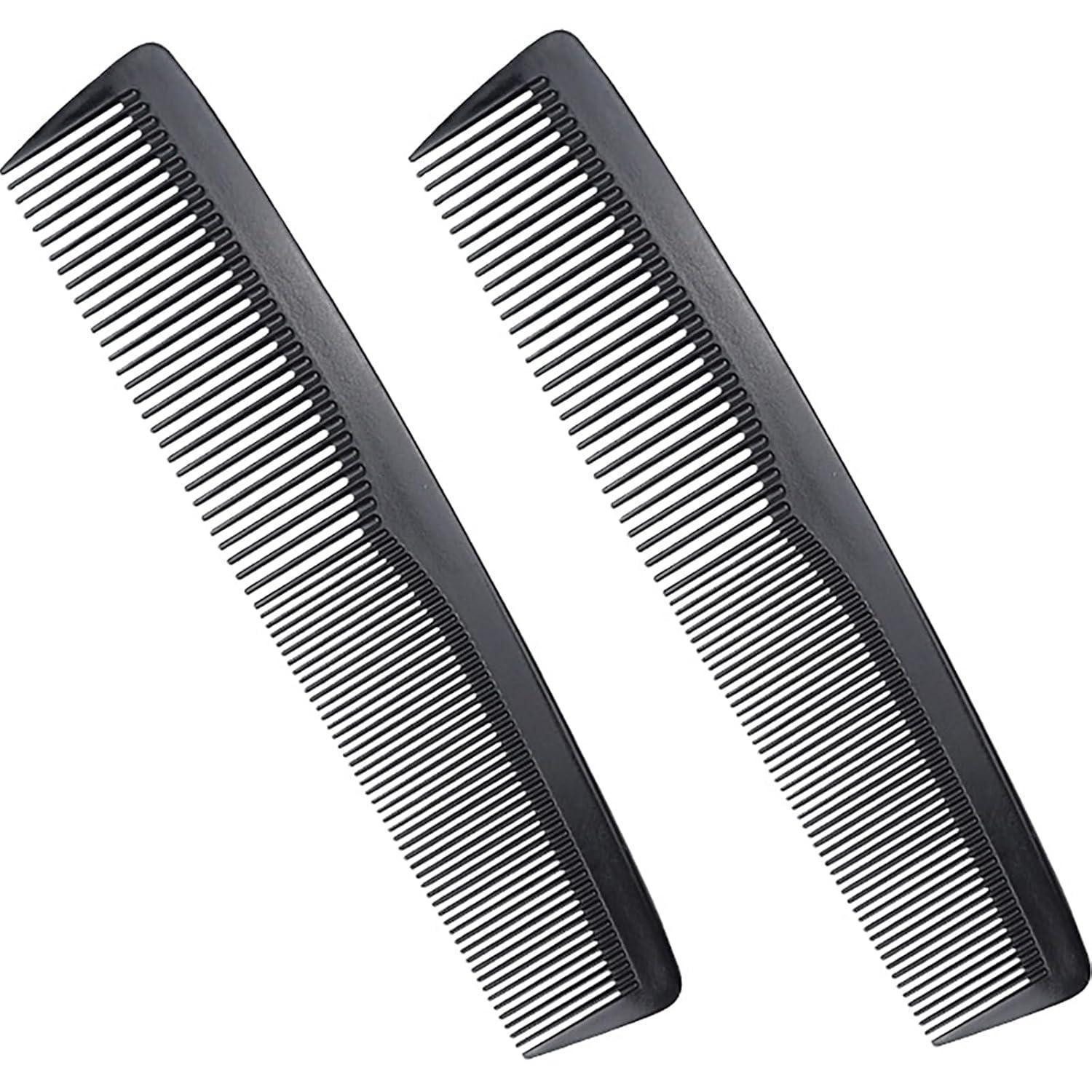 LABUYI Haarkamm 2 Stücke Herren Kamm Styling Haar Comb Multifunktionaler Friseur Kamm