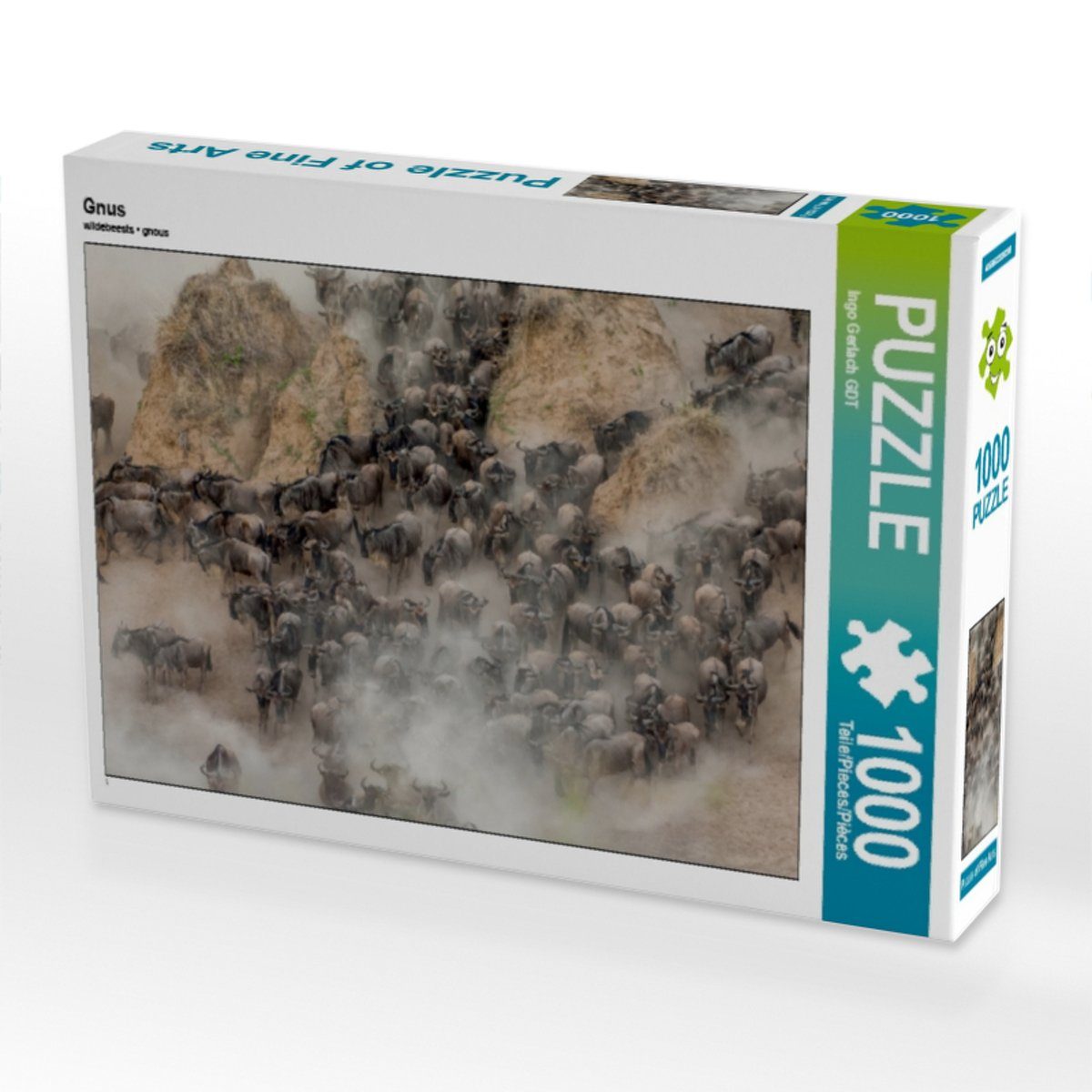 Gnus Puzzle CALVENDO Teile Puzzleteile 48 1000 x CALVENDO Puzzle Ingo Bild von Gerlach, cm Lege-Größe 64 1000 Foto-Puzzle