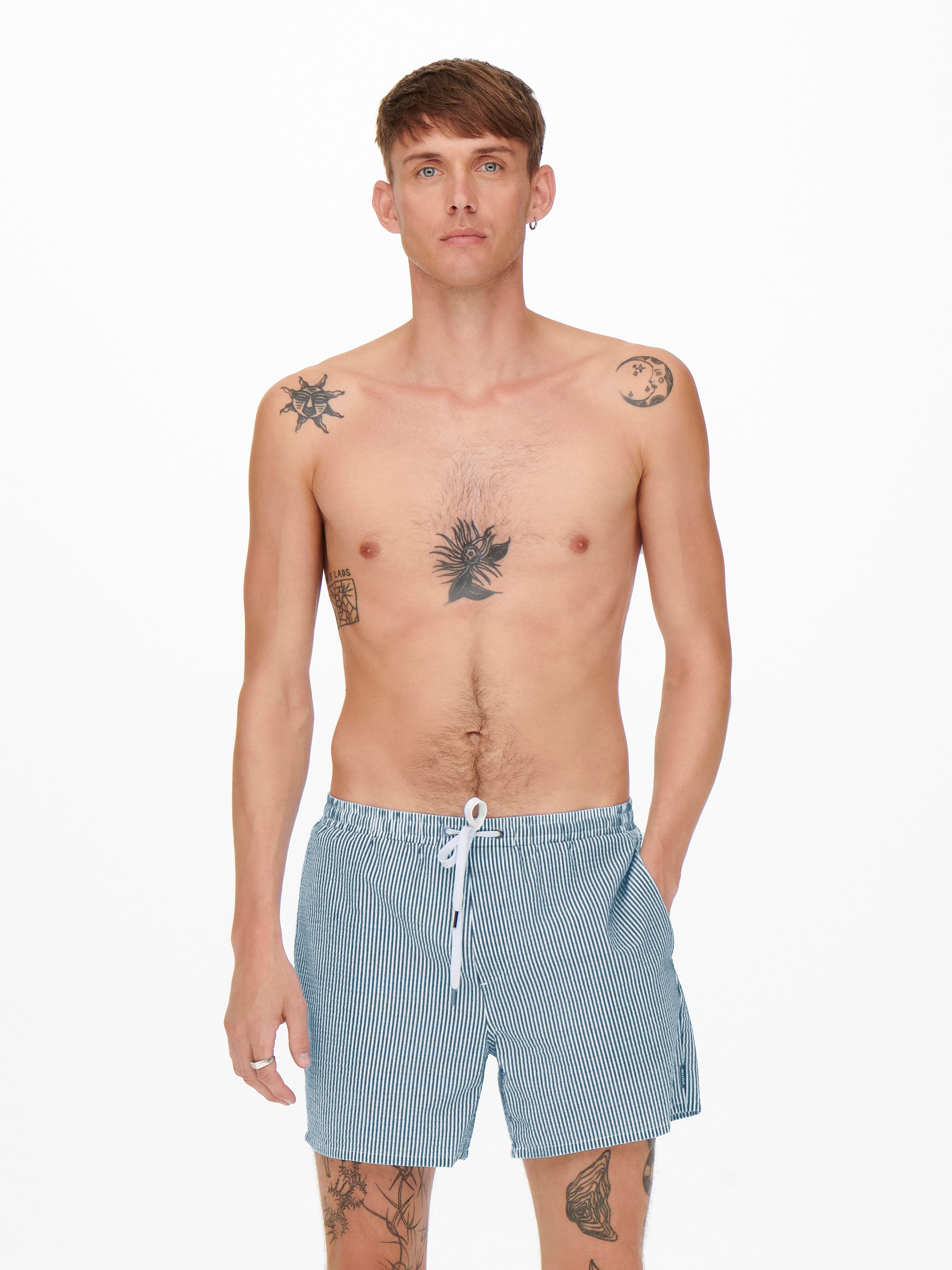 ONLY & SONS Badehose ONSTED STRIPE günstig online kaufen