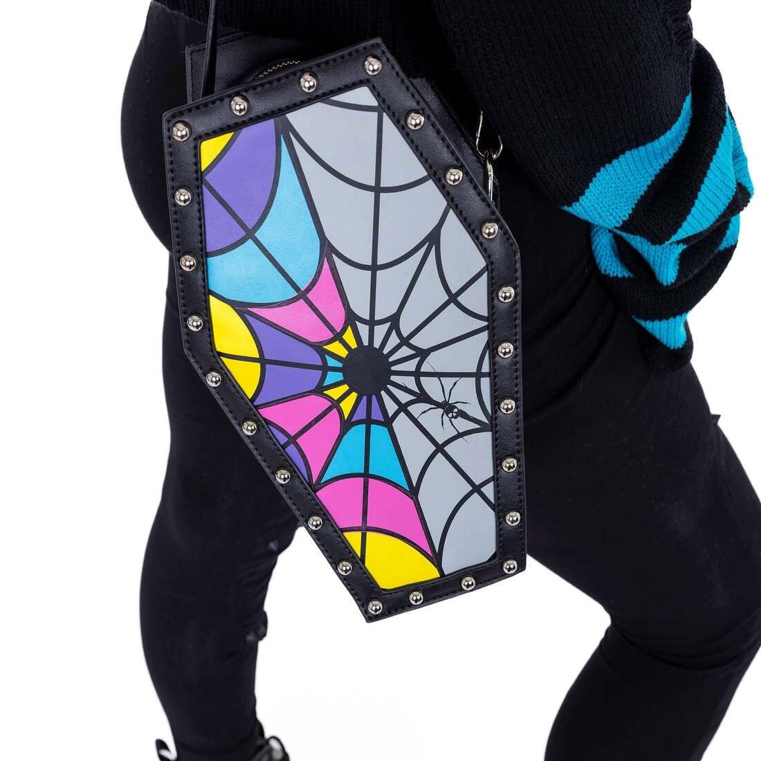 Heartless Handtasche Shard, Sarg Tasche Coffin Kathedrale Spinne Grufti Gothic
