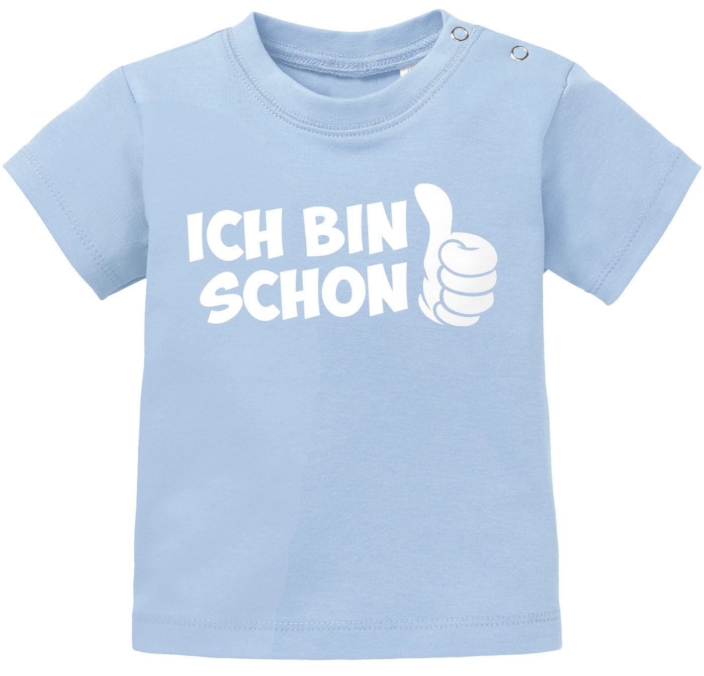 Print-Shirt Baby T-Shirt 1. Geburtstag Ich bin schon 1 Comic-Hand