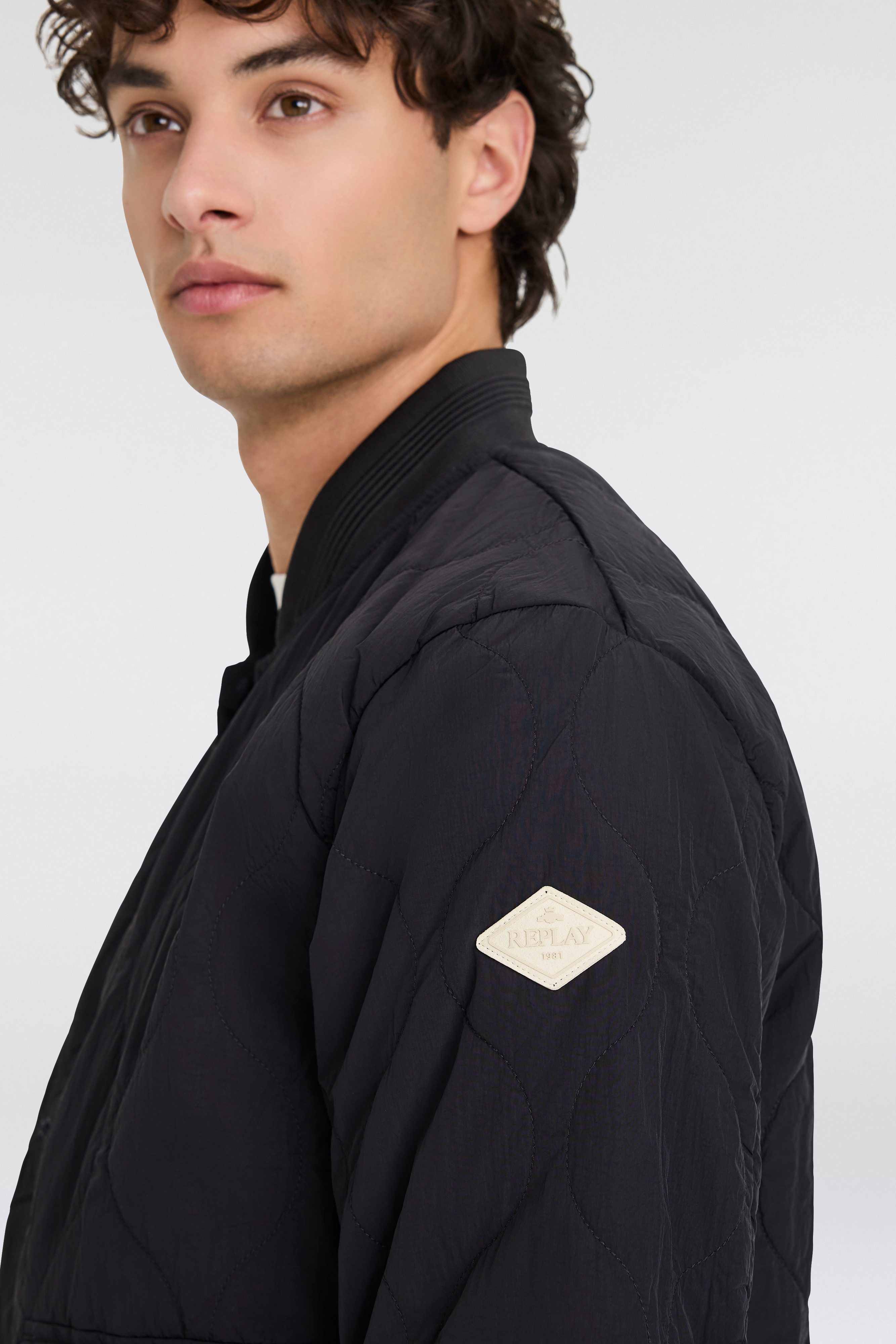 Replay Bomberjacke mit Steppmuster