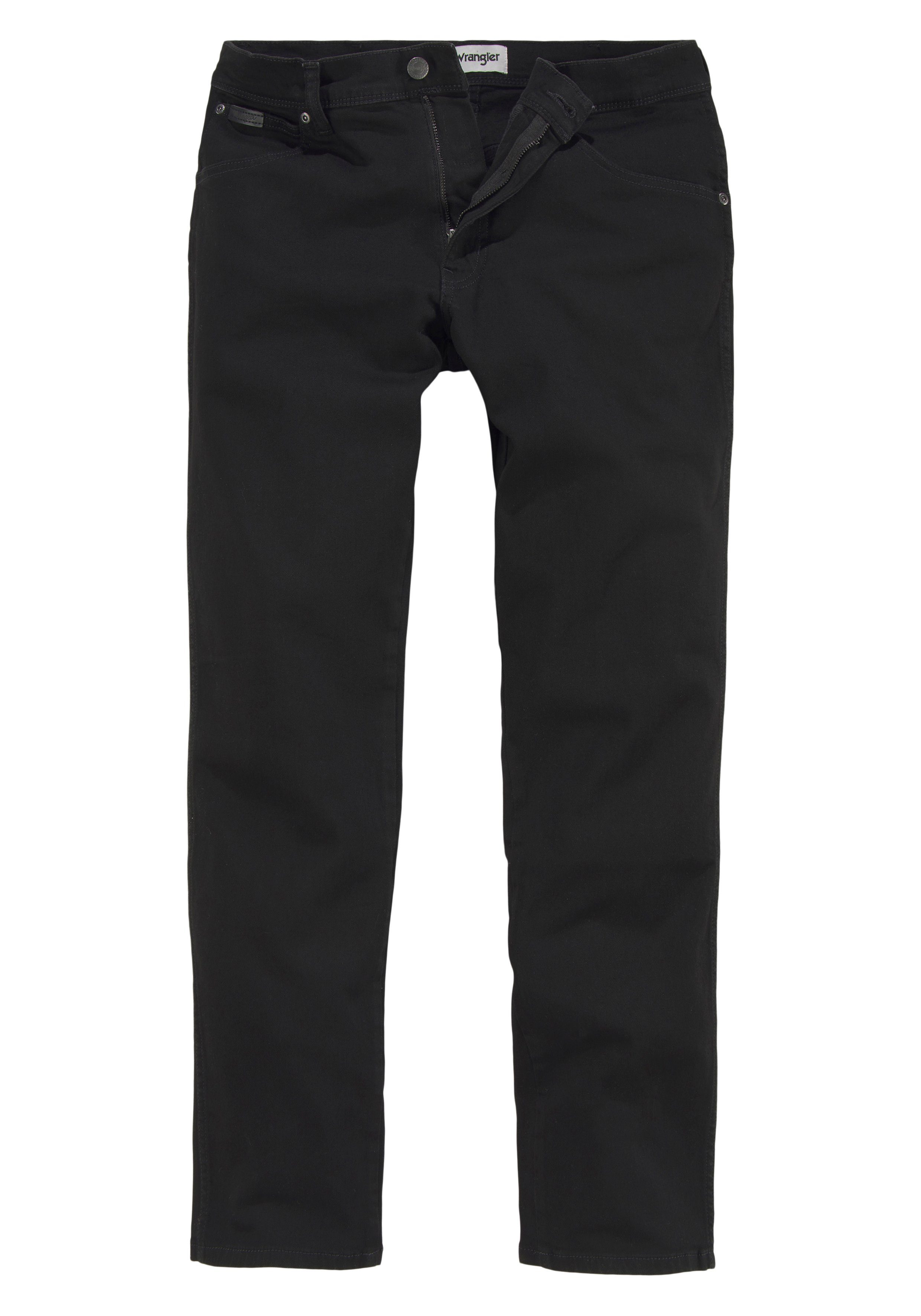 Slim-fit-Jeans black Slim Wrangler valley Texas