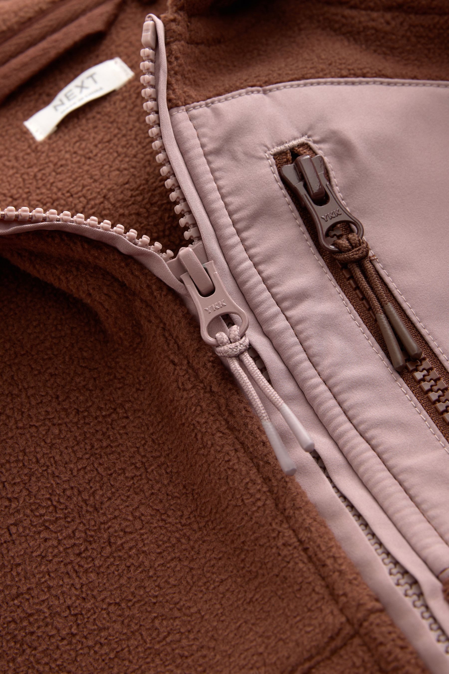 Next Fleecejacke Kapuzenjacke aus Fleece (1-St)
