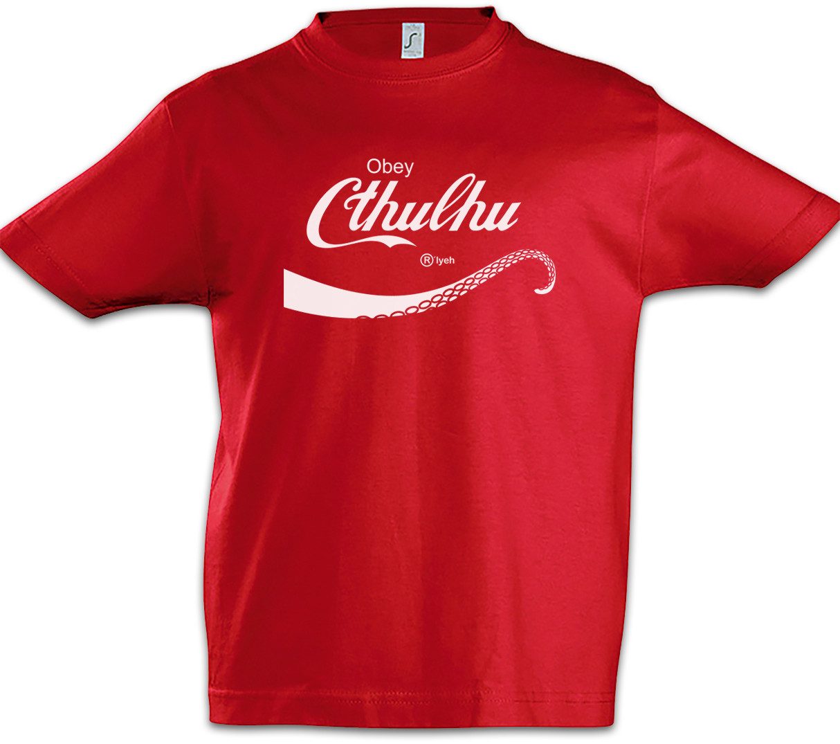 Urban Backwoods Print-Shirt Cthulhu Cola Kinder T-Shirt Lovecraft Miskatonic H.P. Fun University (1-tlg) Dunwich Arkham Horror Wars