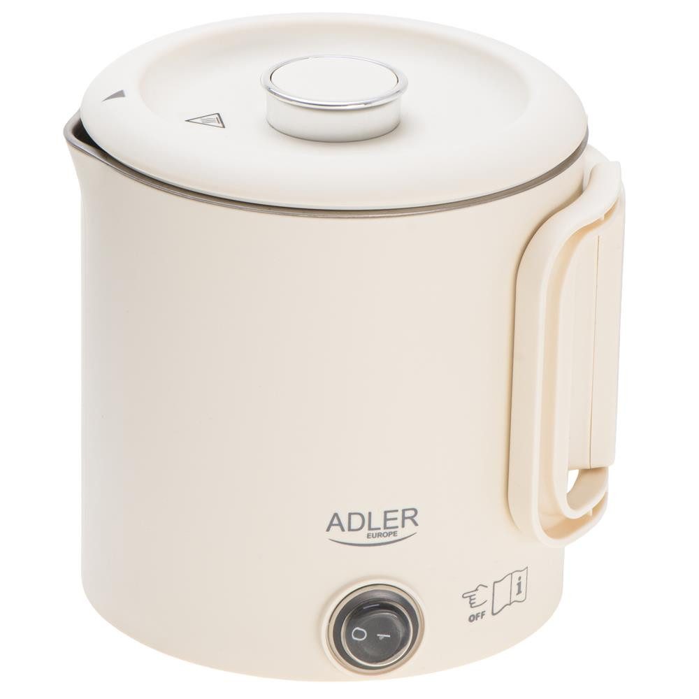 ADLER EUROPE Reise-Wasserkocher AD 1388b, 0,8 l, 650 W, im Reisedesign platzsparend zusammenklappbar