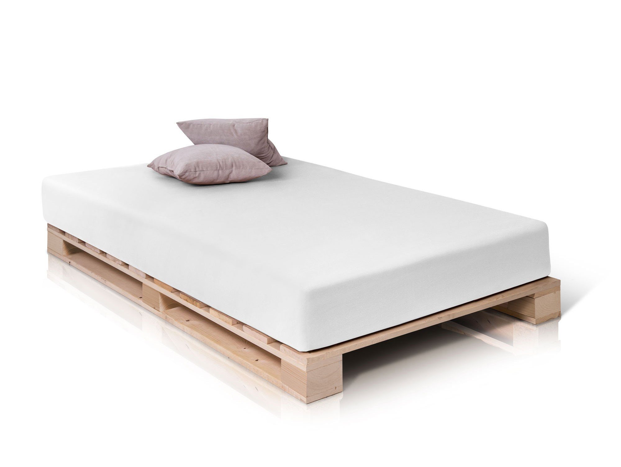 Moebel-Eins Massivholzbett PALETTI Massivholzbett / Palettenbett, günstig online kaufen