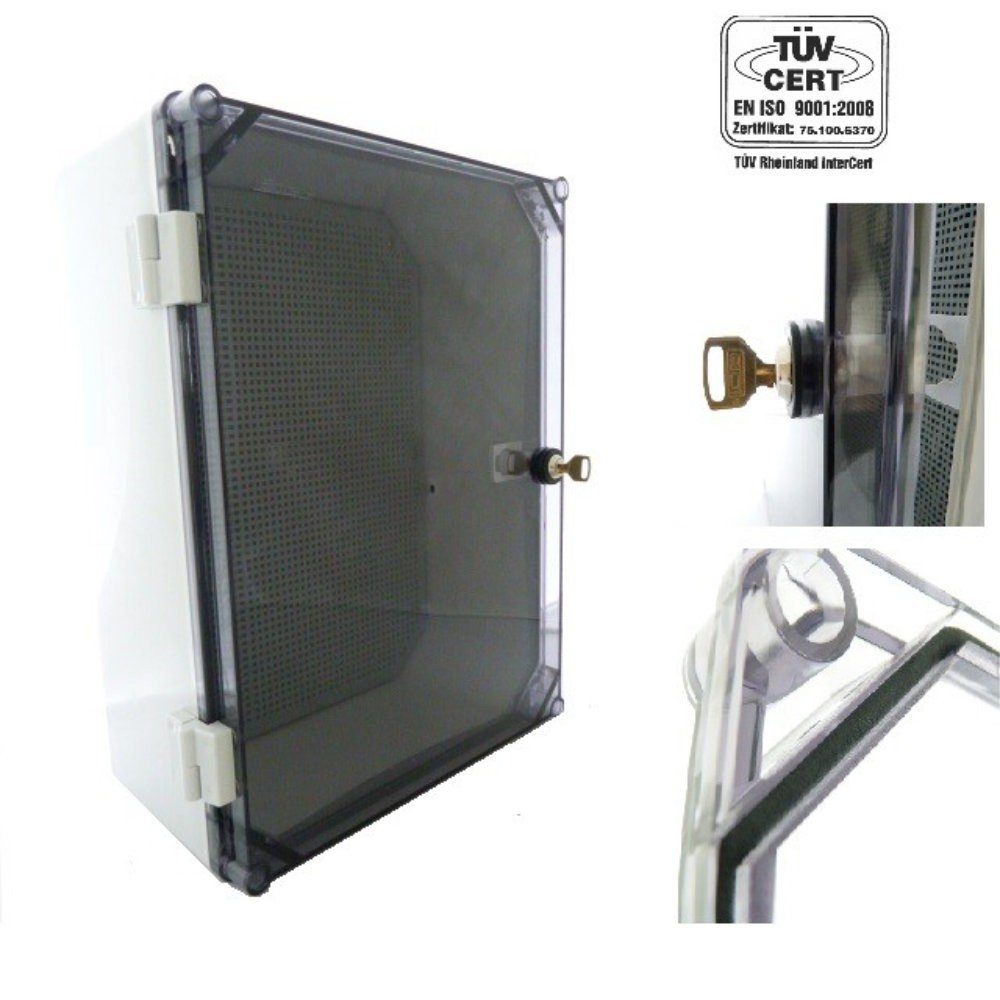 Schaltschrankschlüssel Schaltschrank mit Schloss UNI-1/T AP IP65 Industriegehäuse