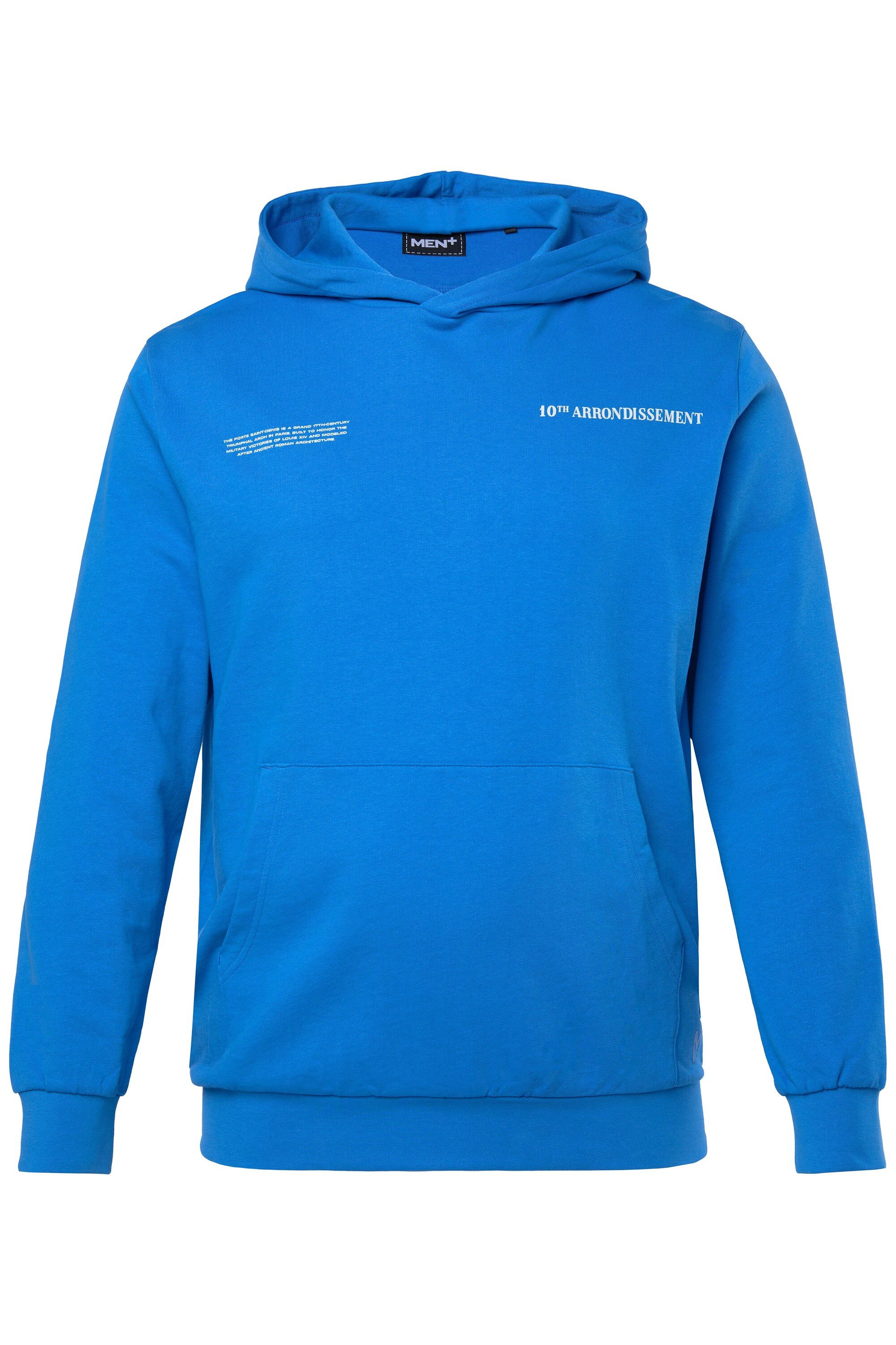 Men Plus Sweatshirt Hoodie Sweat Kapuze großer Rückenprint günstig online kaufen