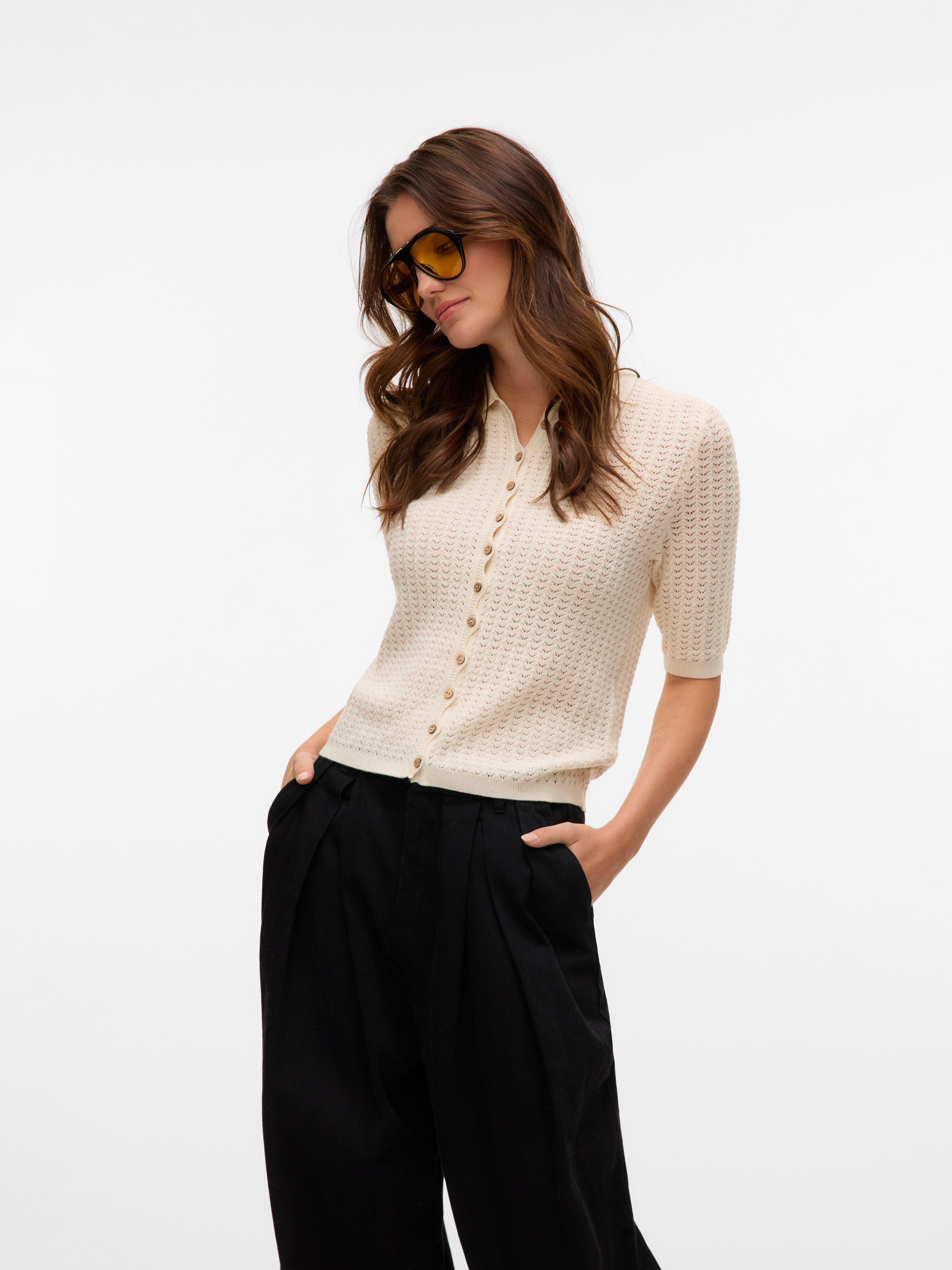 Vero Moda Strickjacke VMPANAMA 2/4 KNIT günstig online kaufen