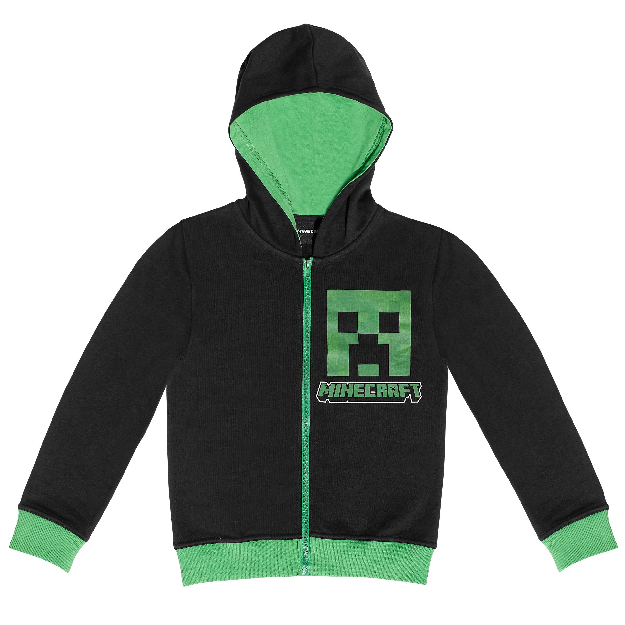 Minecraft Kapuzensweatjacke Minecraft Sweatjacke mit Kapuze