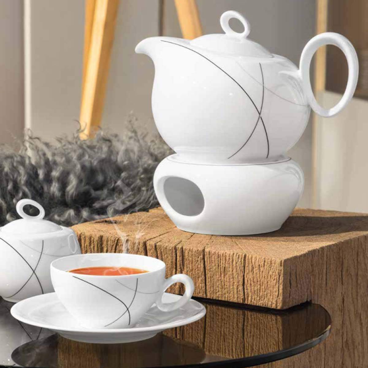 Seltmann Weiden Frühstücksteller Trio Highline, 23 cm