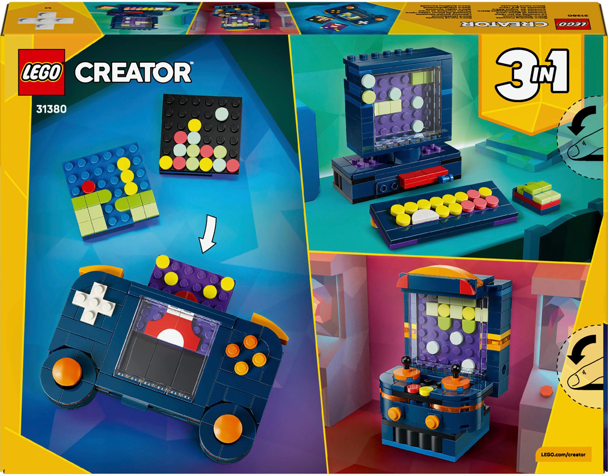 LEGO® Retro-Spielkonsole (31380), LEGO Creator Konstruktionsspielsteine, (2 günstig online kaufen