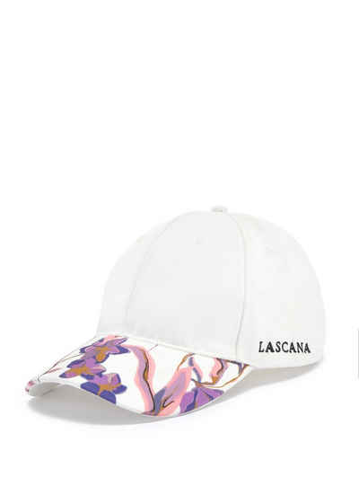 LASCANA Outdoorhut Cap mit elastischen Bändern und floralem Print