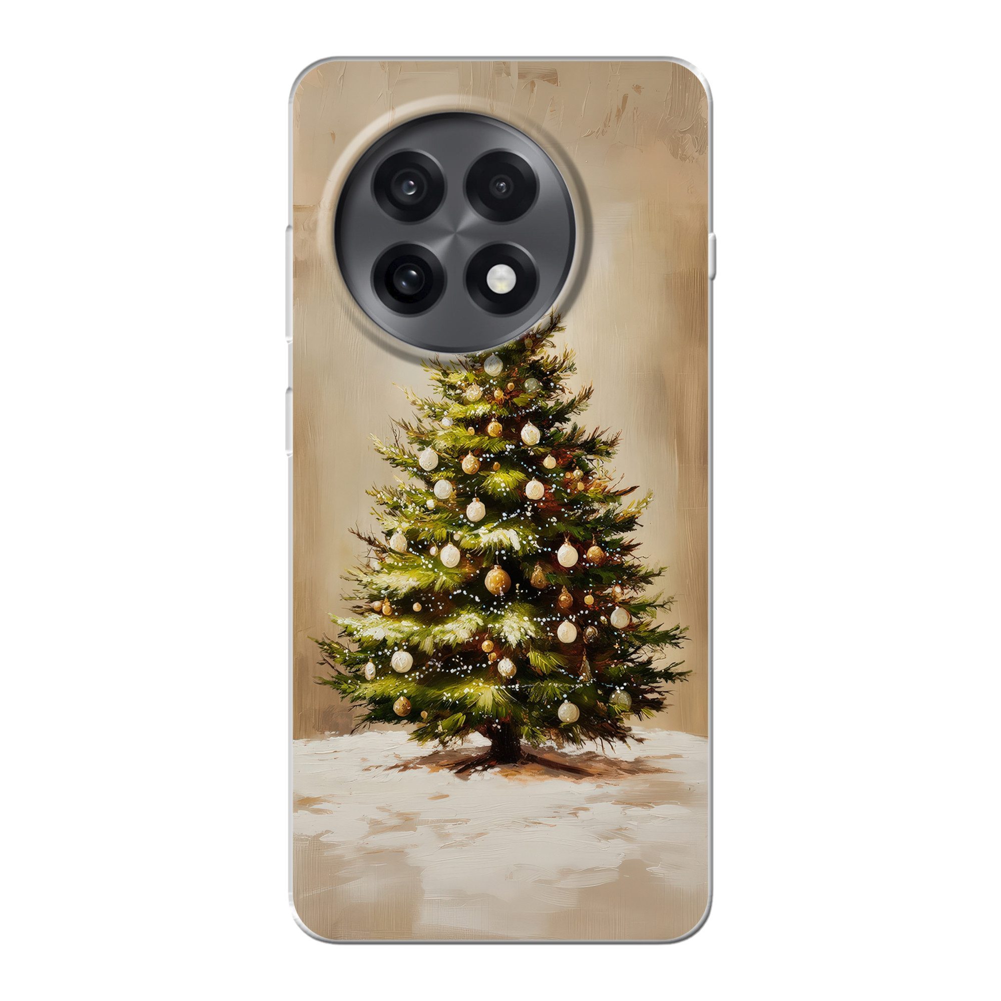 MuchoWow Handyhülle für OnePlus 13R Weihnachten - Atmosphäre - Grün, Handy Case, Silikon, Bumper Case Dünn