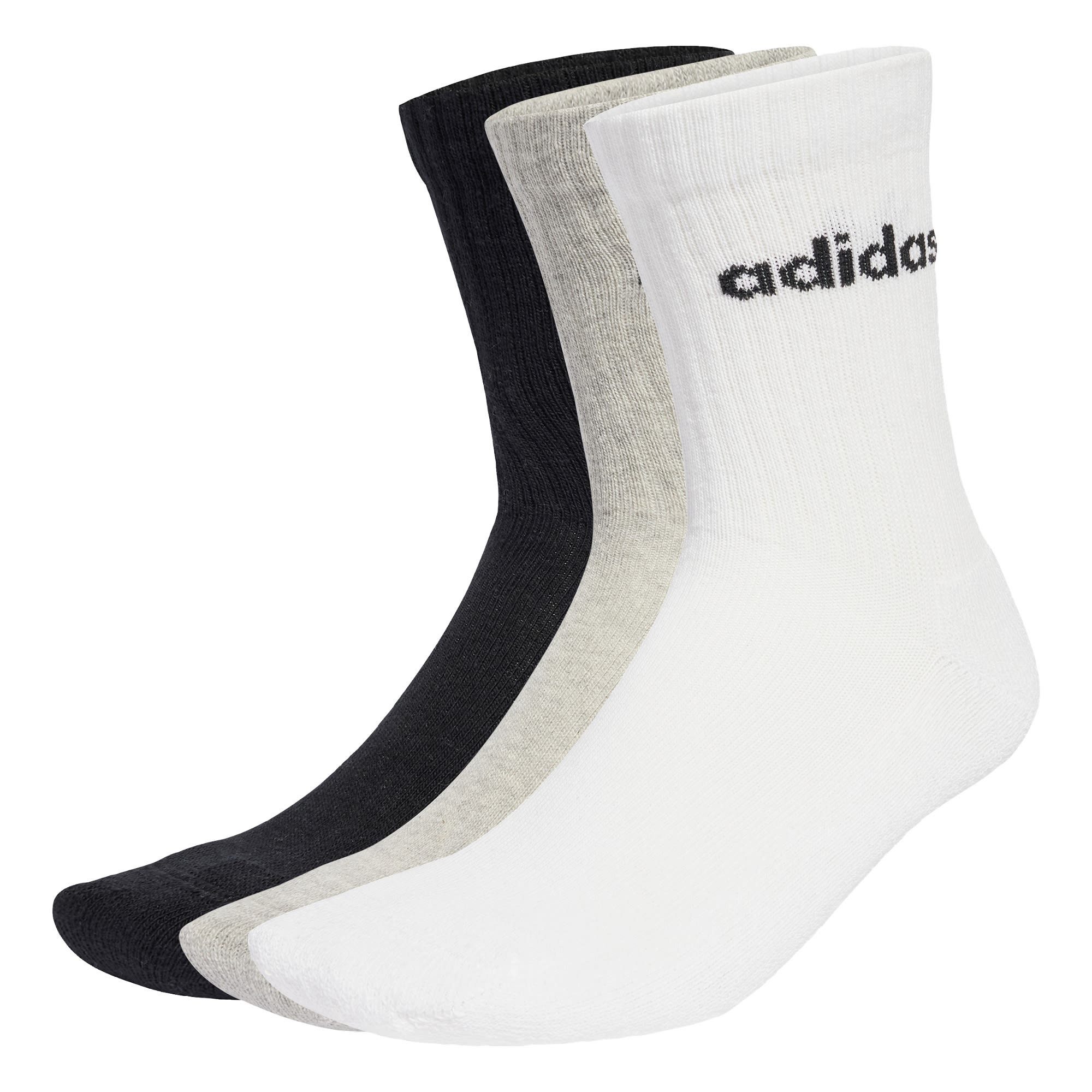 Medium Grey Heather / White / Black