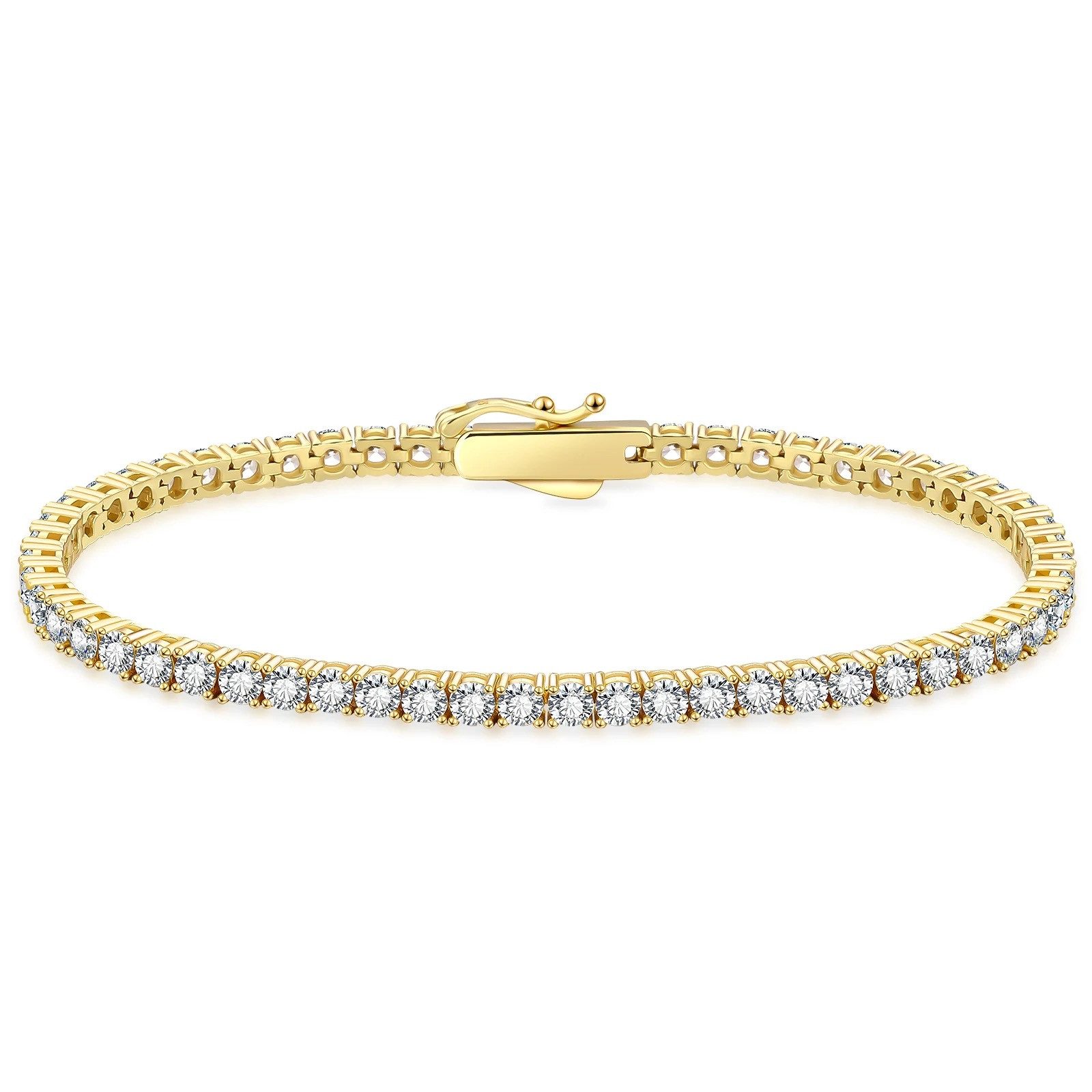 ROUGEMONT Tennisarmband Klassisches Tennisarmband 925 Silber 4mm 5mm Rundsc günstig online kaufen