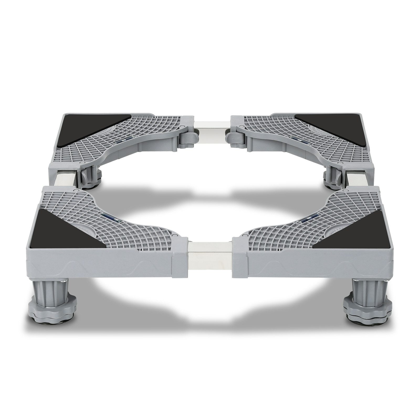 Clanmacy Waschmaschinenuntergestell Waschmaschine Sockel Verstellbare Untergestell für Trockner 41-66cm