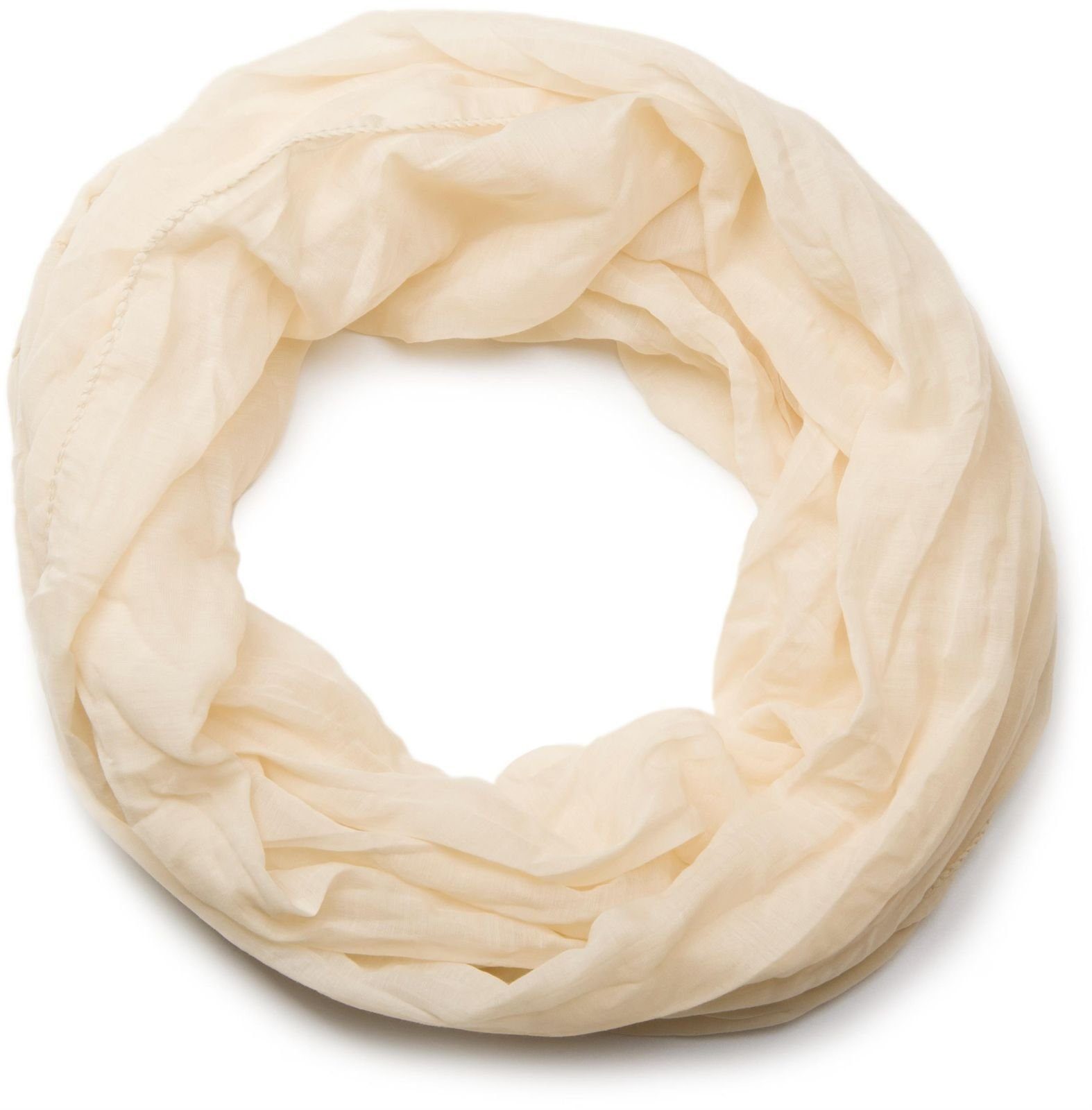 styleBREAKER Loop Seidiger unifarbener Loop, (1-St) günstig online kaufen