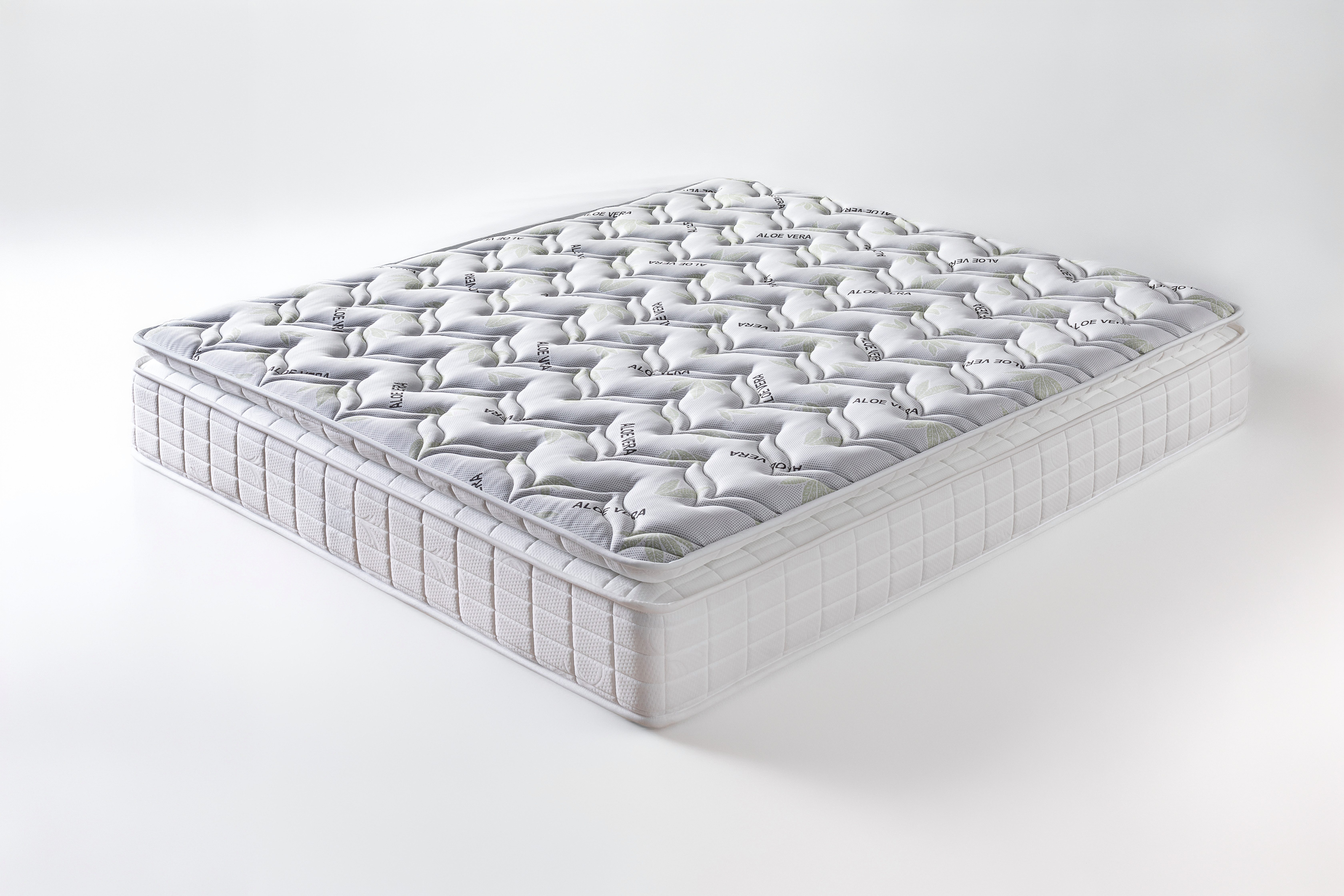 Taschenfederkernmatratze ERTEX Taschenfederkernmatratze 180x200 – 32 cm, orthopädisch Aloe Vera, Ertex, 32 cm hoch