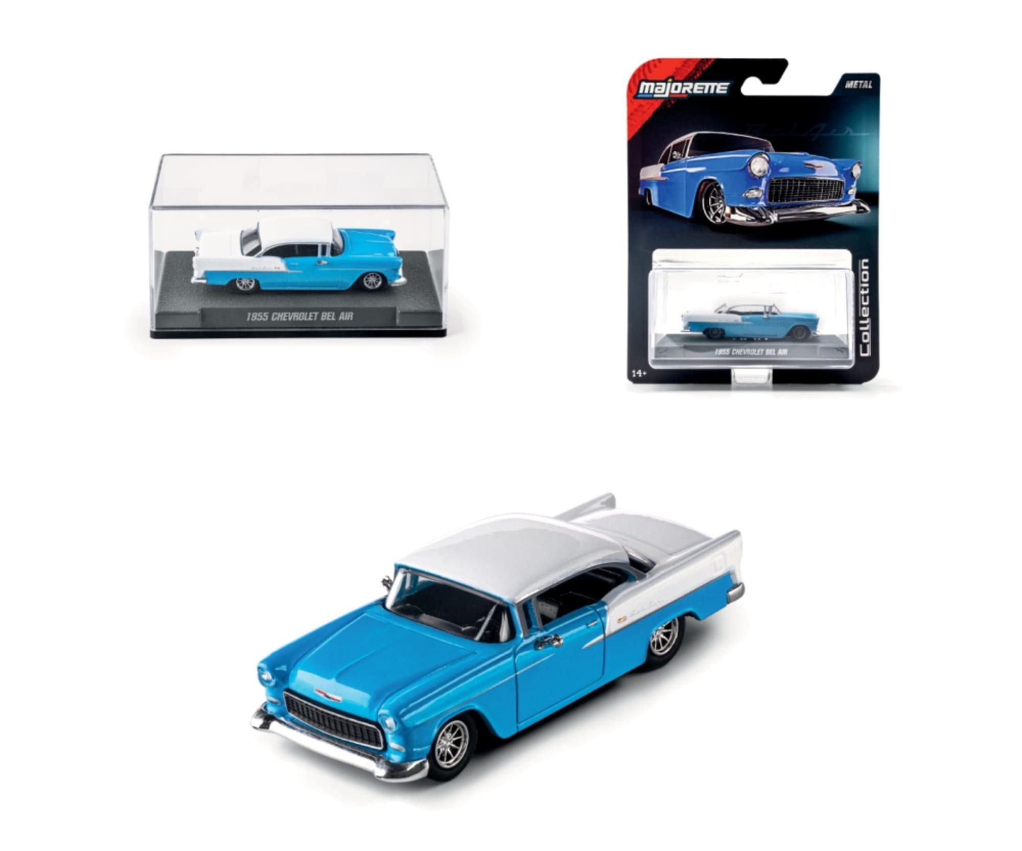 majORETTE Spielzeug-Traktor Majorette Collection 1955 Chevrolet Bel Air