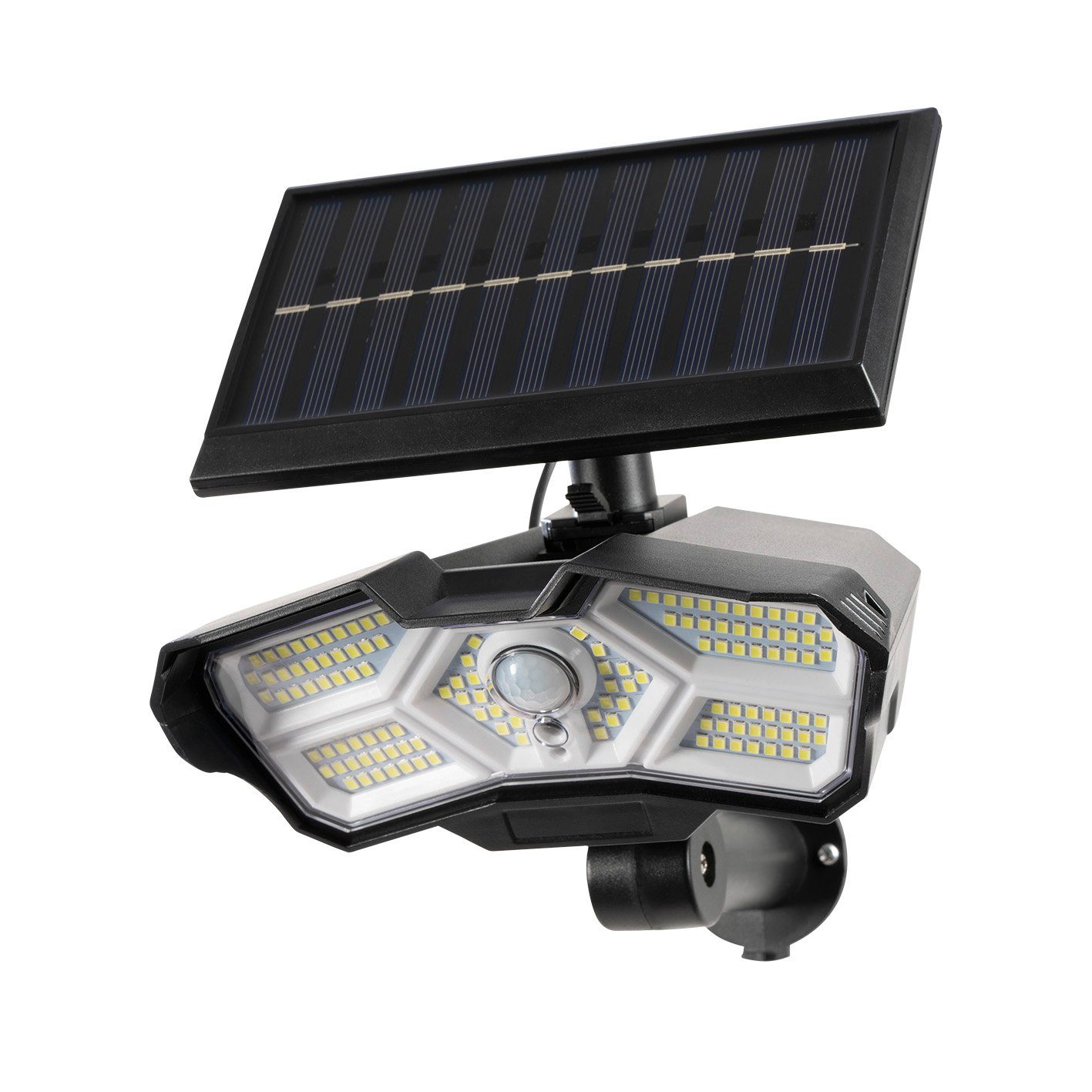 EASYmaxx LED Solarleuchte LED-Solarstrahler Bewegungsmelder schwarz – Bild 3 von 5