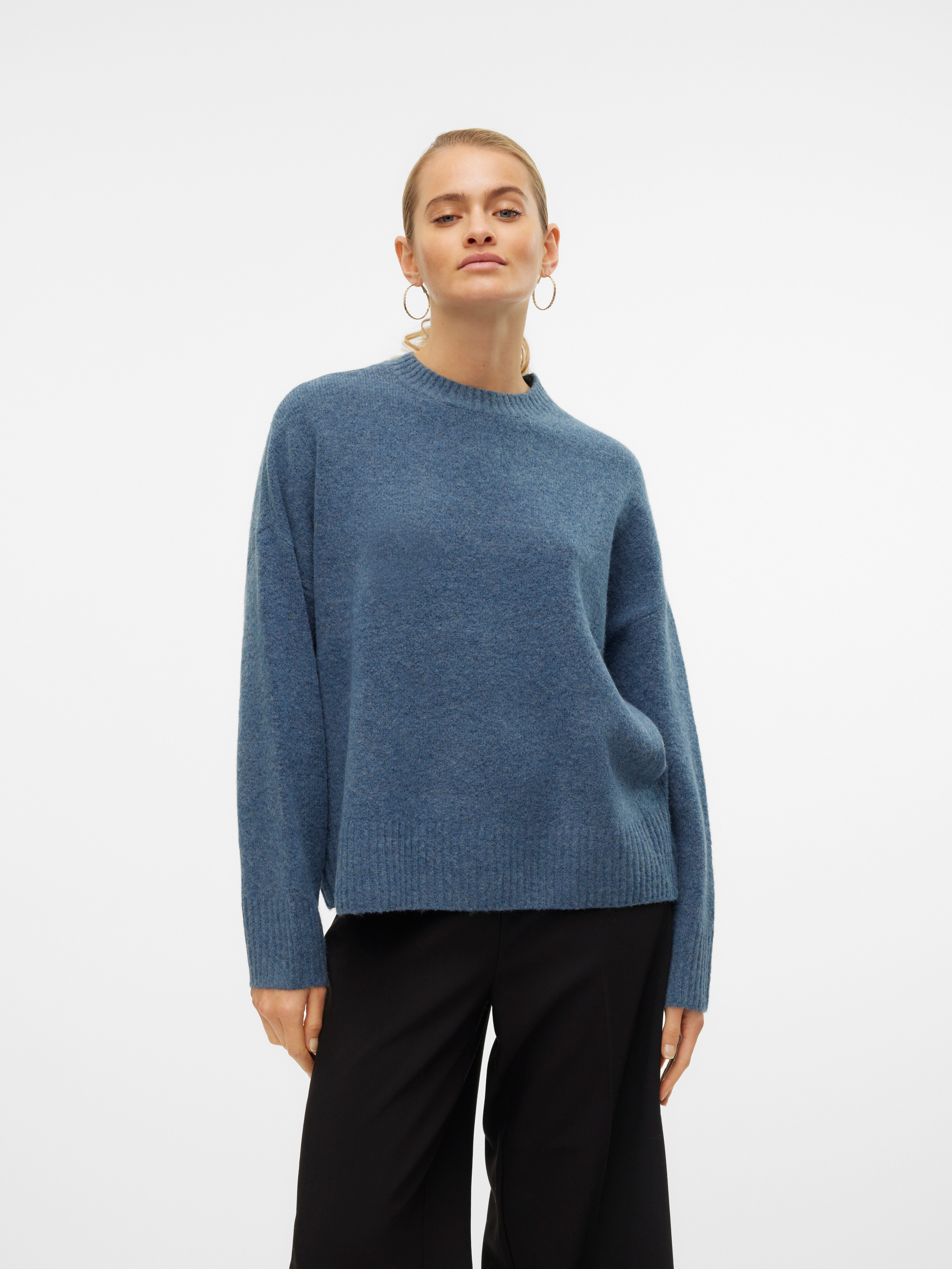 Vero Moda Strickpullover VMBOOM LS O-NECK günstig online kaufen