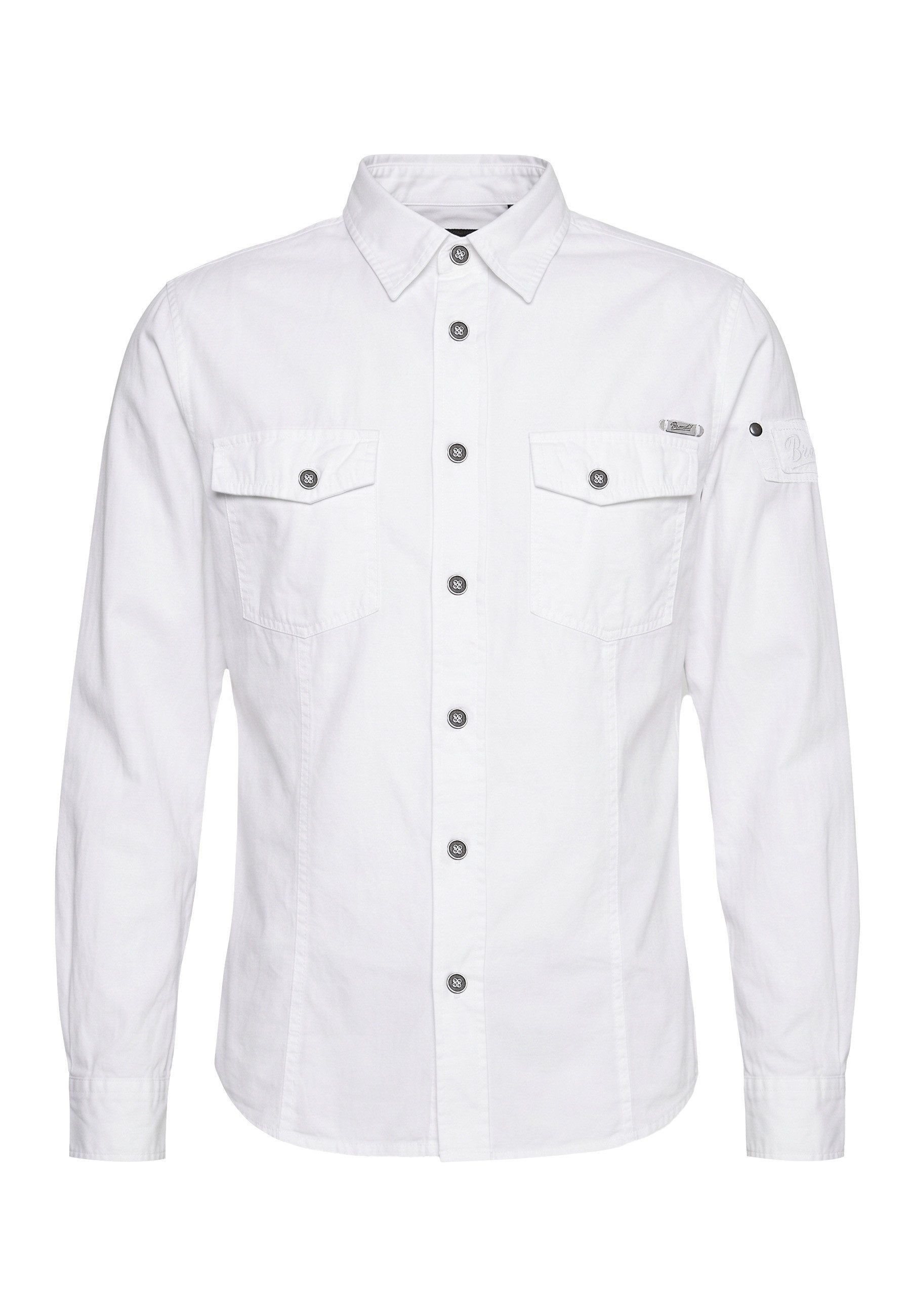 Brandit Langarmhemd Brandit Herren Slim Worker Shirt (1-tlg)