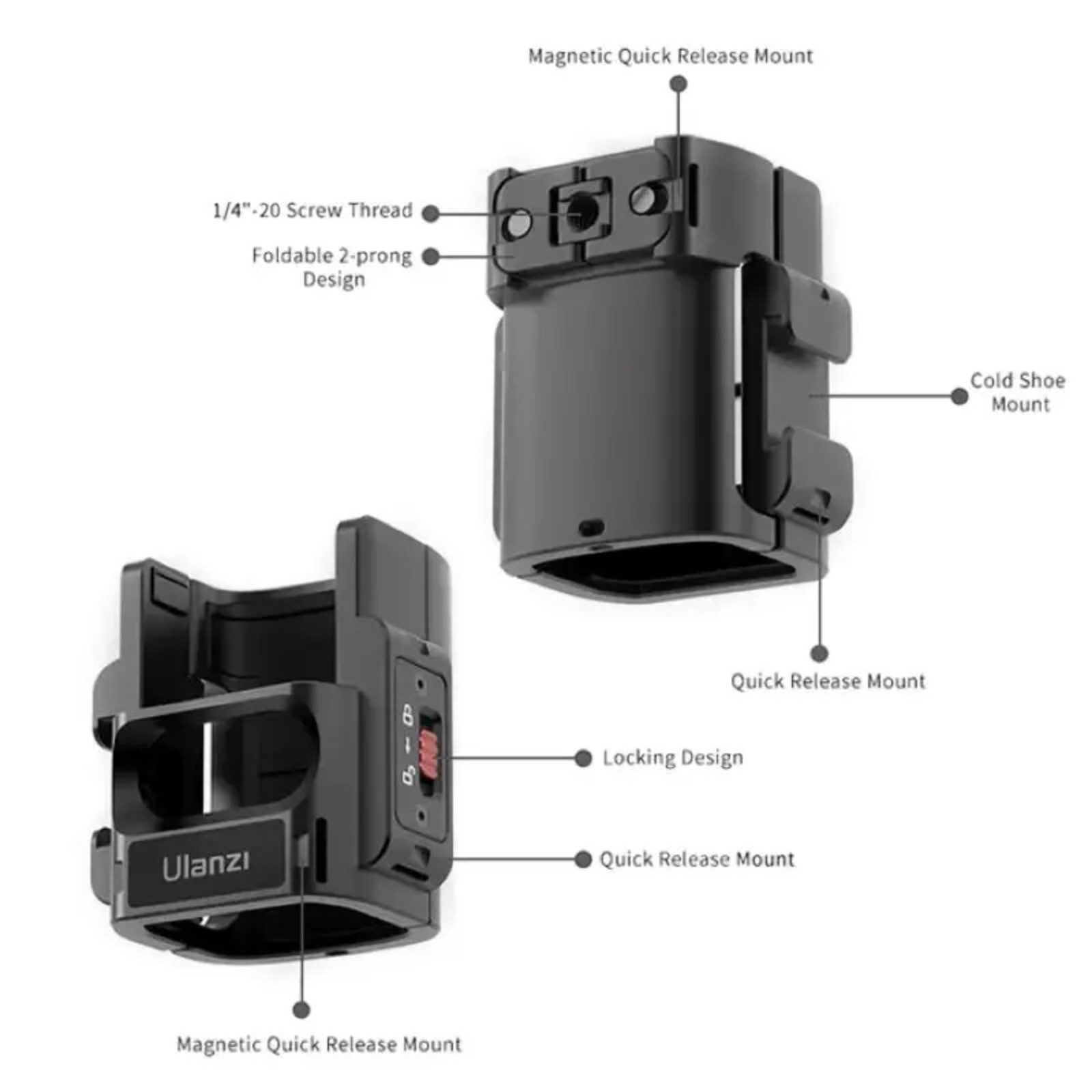 ULANZI PK-06 Erweiterungsadapter für DJI Osmo Pocket 3 Adapter