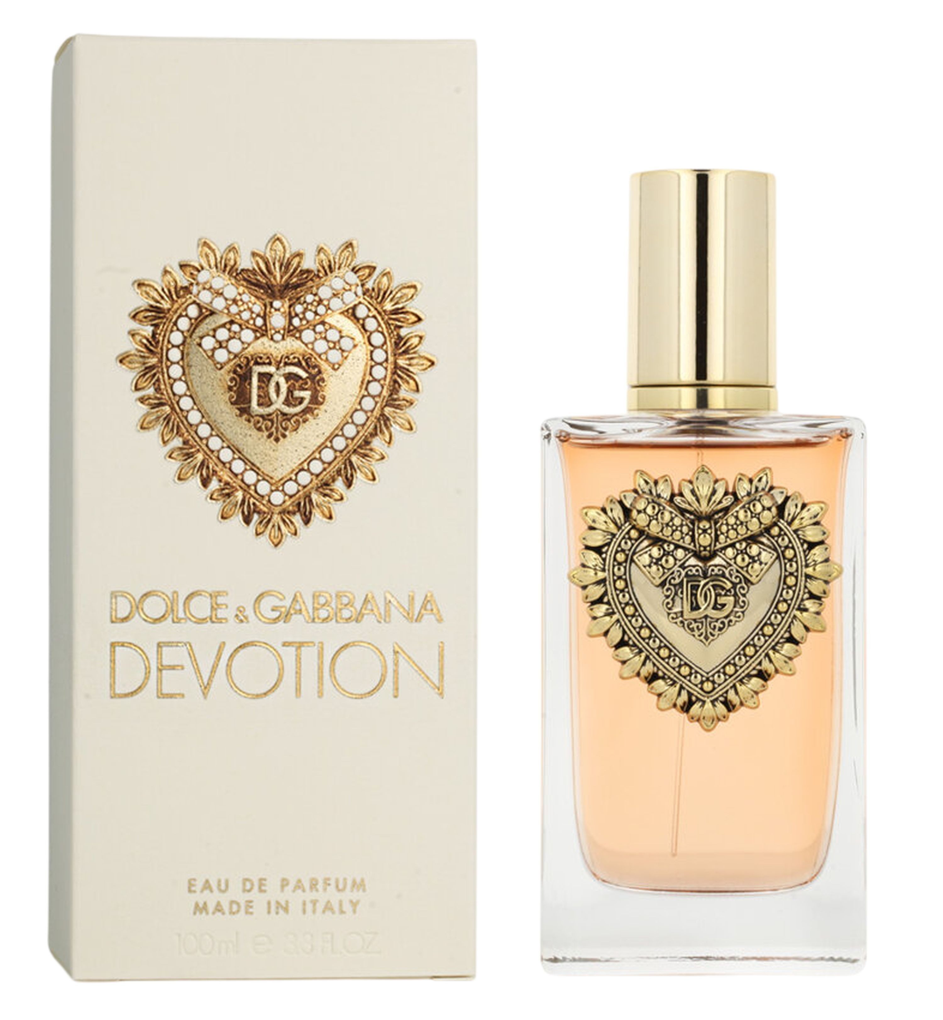DOLCE & GABBANA Eau de Parfum Devotion EDP Damen Spray, Süß-gourmandiger Duft mit kandierter Zitrone, Orangenblüte und Vanille