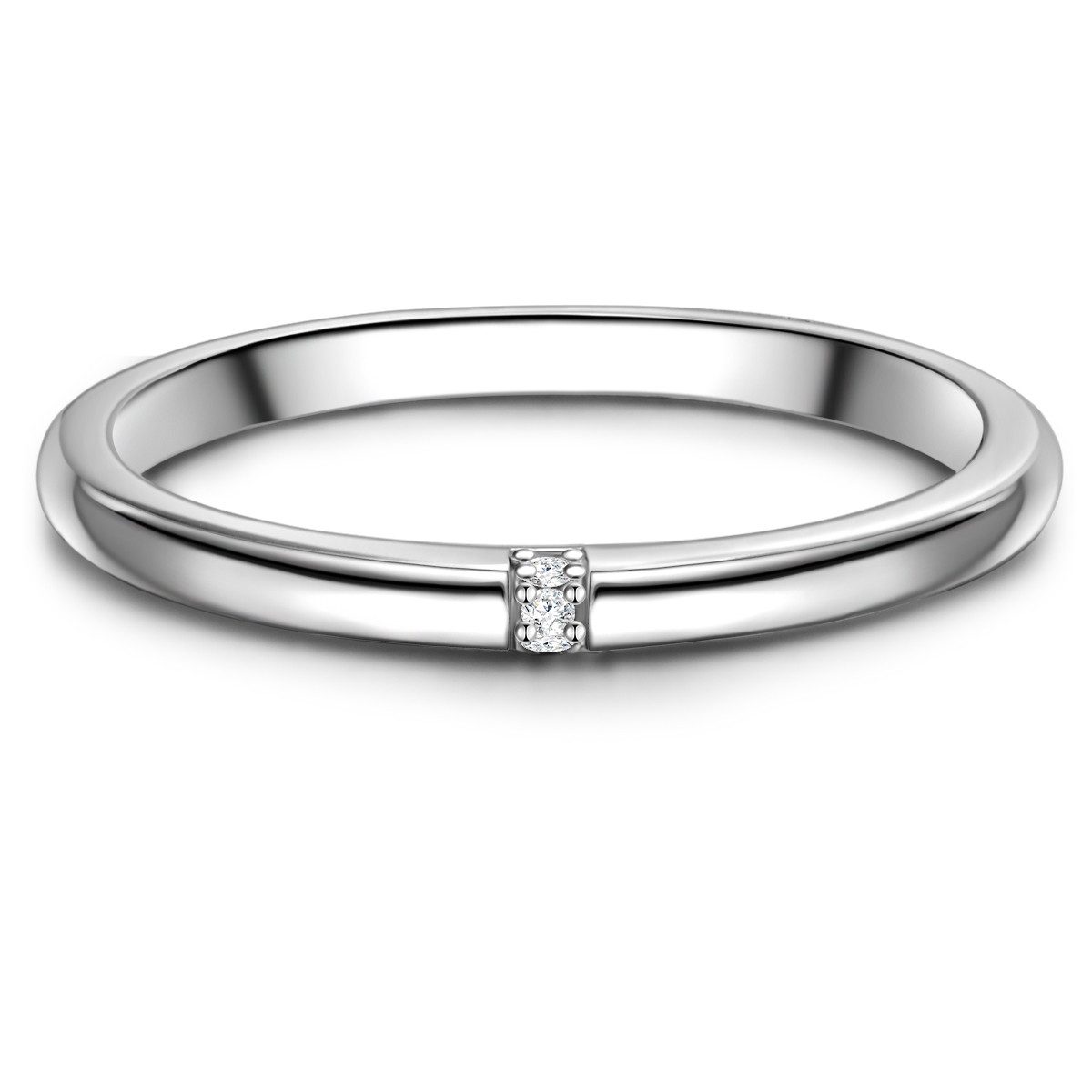 Glanzstücke München Fingerring GSM264 (1-tlg), aus Sterling Silber