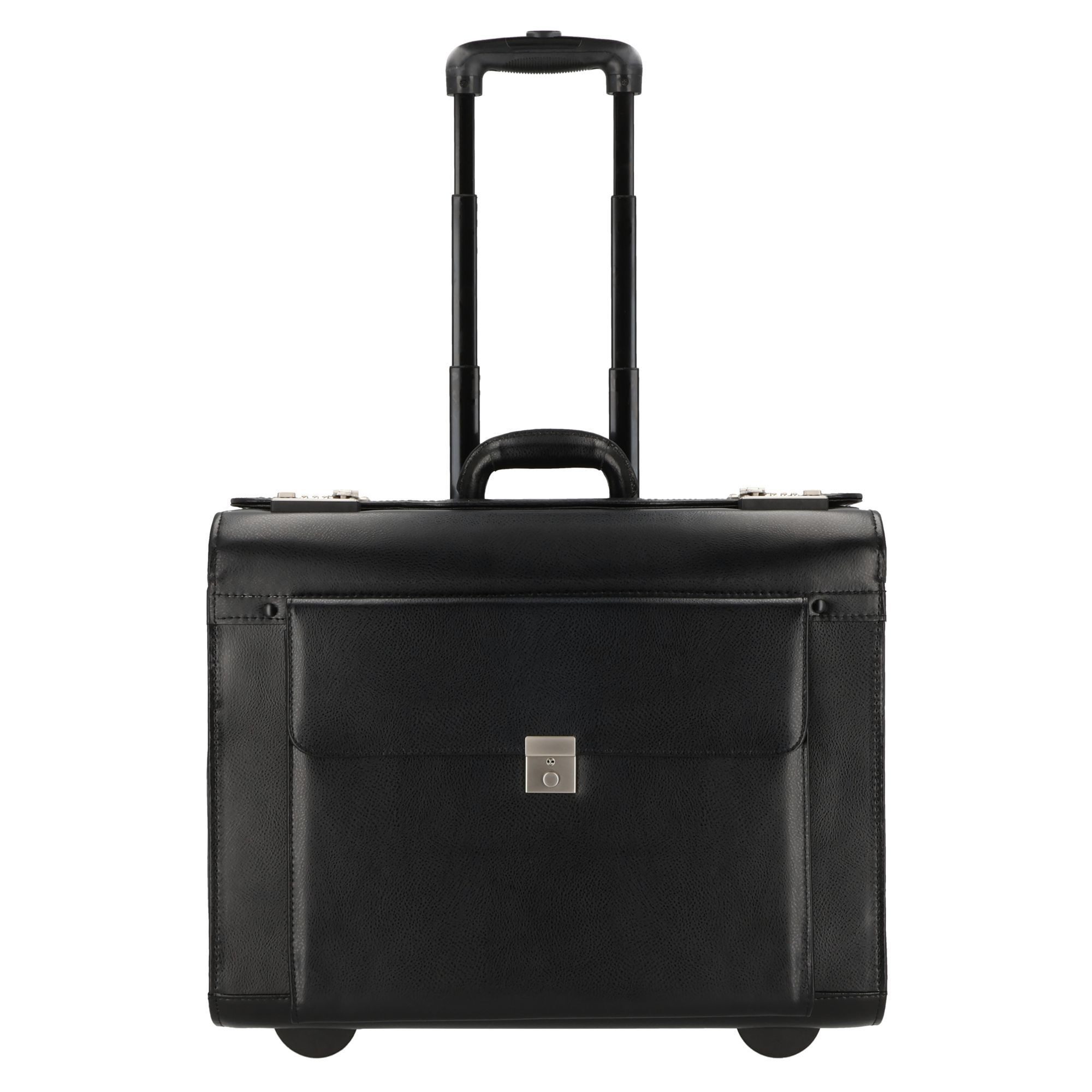 Dermata Pilotenkoffer, 2 Rollen, Leder