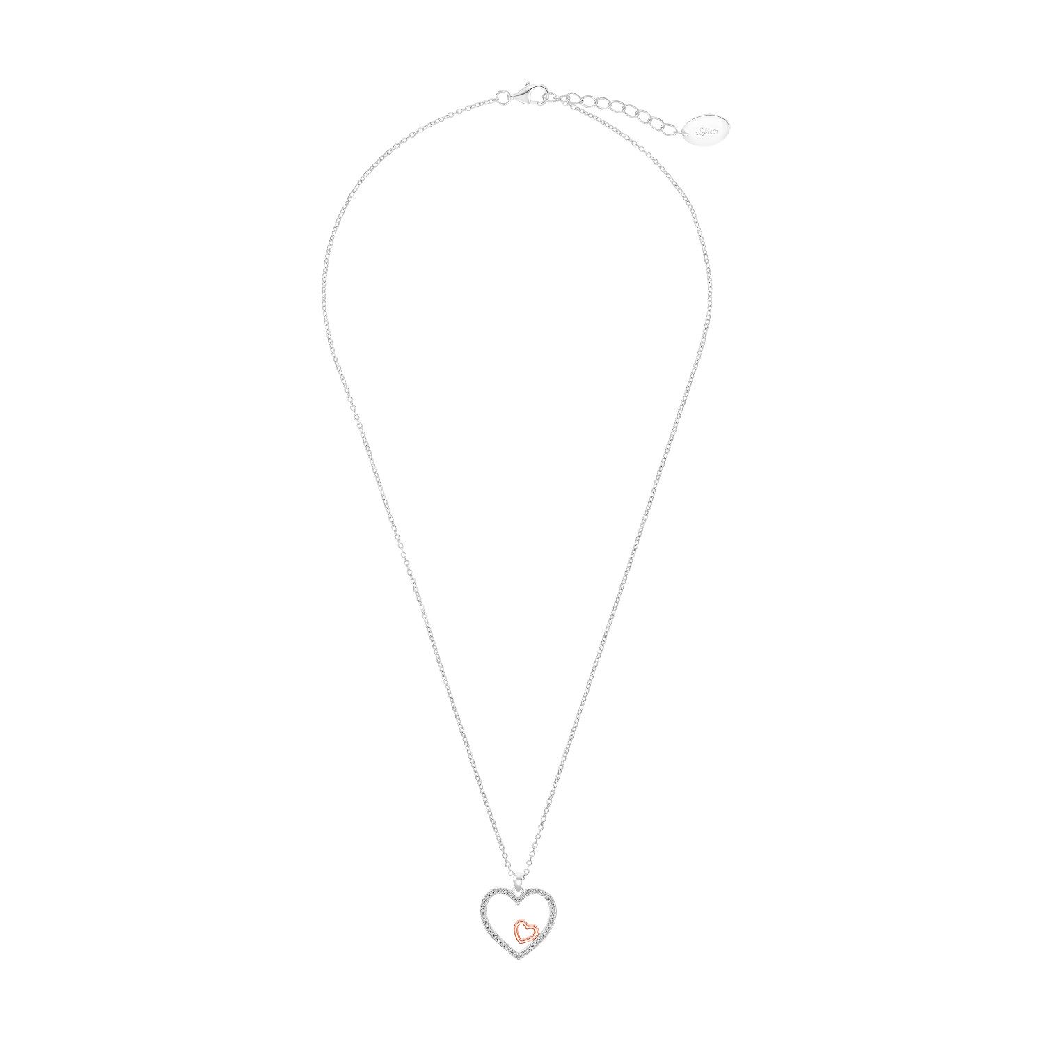 s.Oliver Silberkette für Damen, 925 Ste...