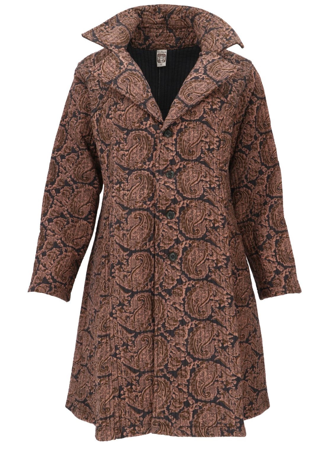 Guru-Shop Langjacke Steppjacke, Kurzmantel, Boho Steppmantel günstig online kaufen