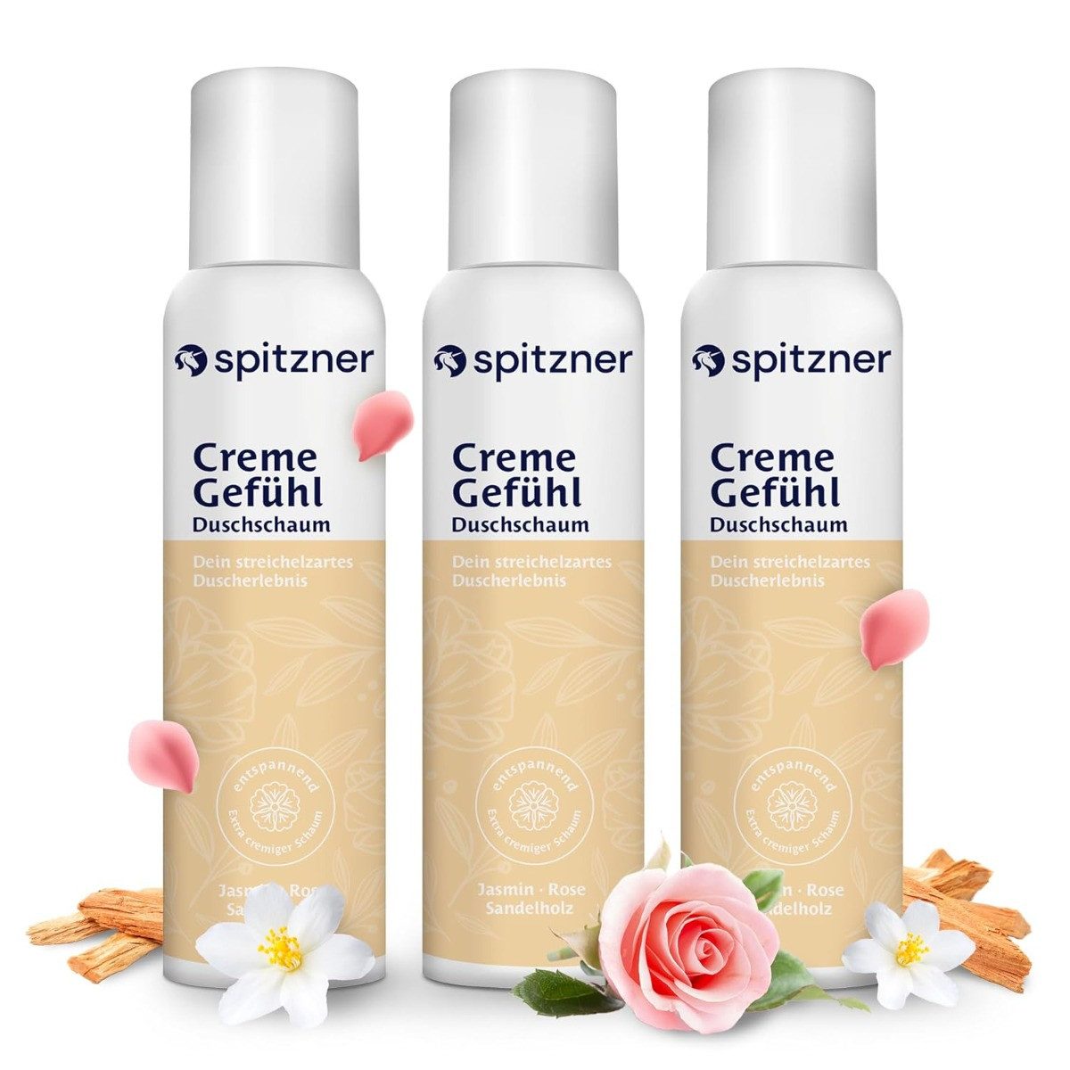 Spitzner Duschschaum Spitzner Duschschaum - CremeGefühl Set (3 x 150 ml)