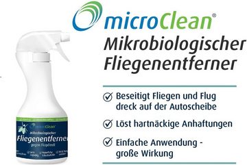 MWK Bionik Reinigungselement microClean Fliegenentferner - mikrobiologischer Auto Fliegenreiniger - gegen Insekten & Flugdreck - 500 ml Spray