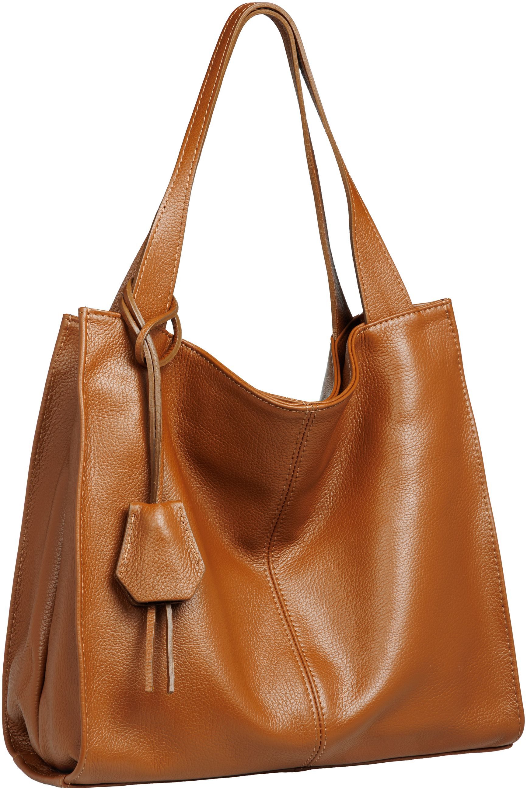 Caspar Schultertasche Großer XL Damen Leder Shopper Tasche - PREMIUM LINE - Modell No.832, elegant, robust & unempfindlich - 100% Echtleder - Handmade in Italy