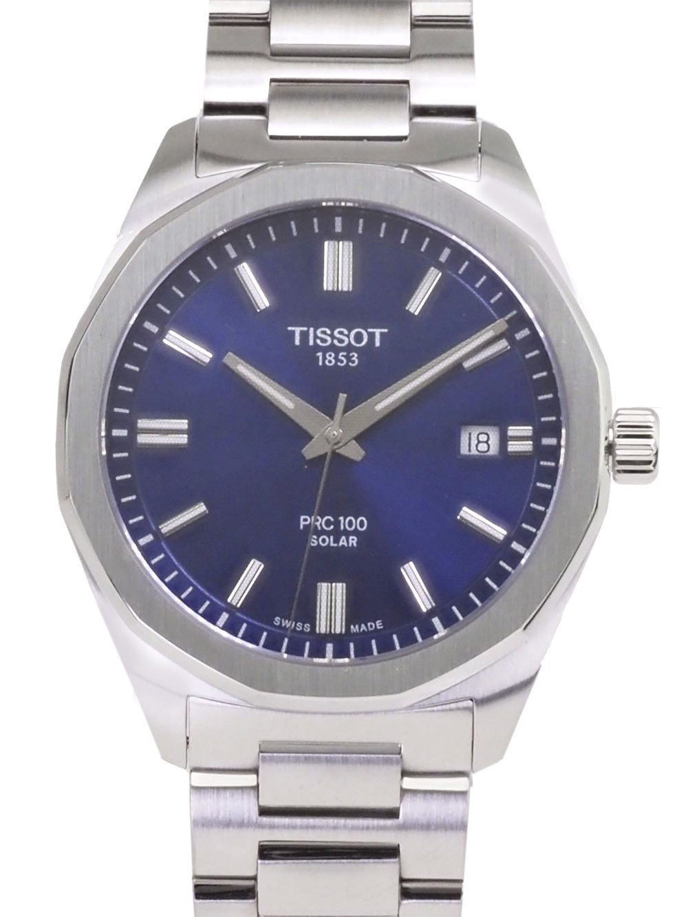 Tissot Solaruhr schweizer Herren Uhr 39 mm Ø T1514221104100 PCR 100 Solar, Saphirglas