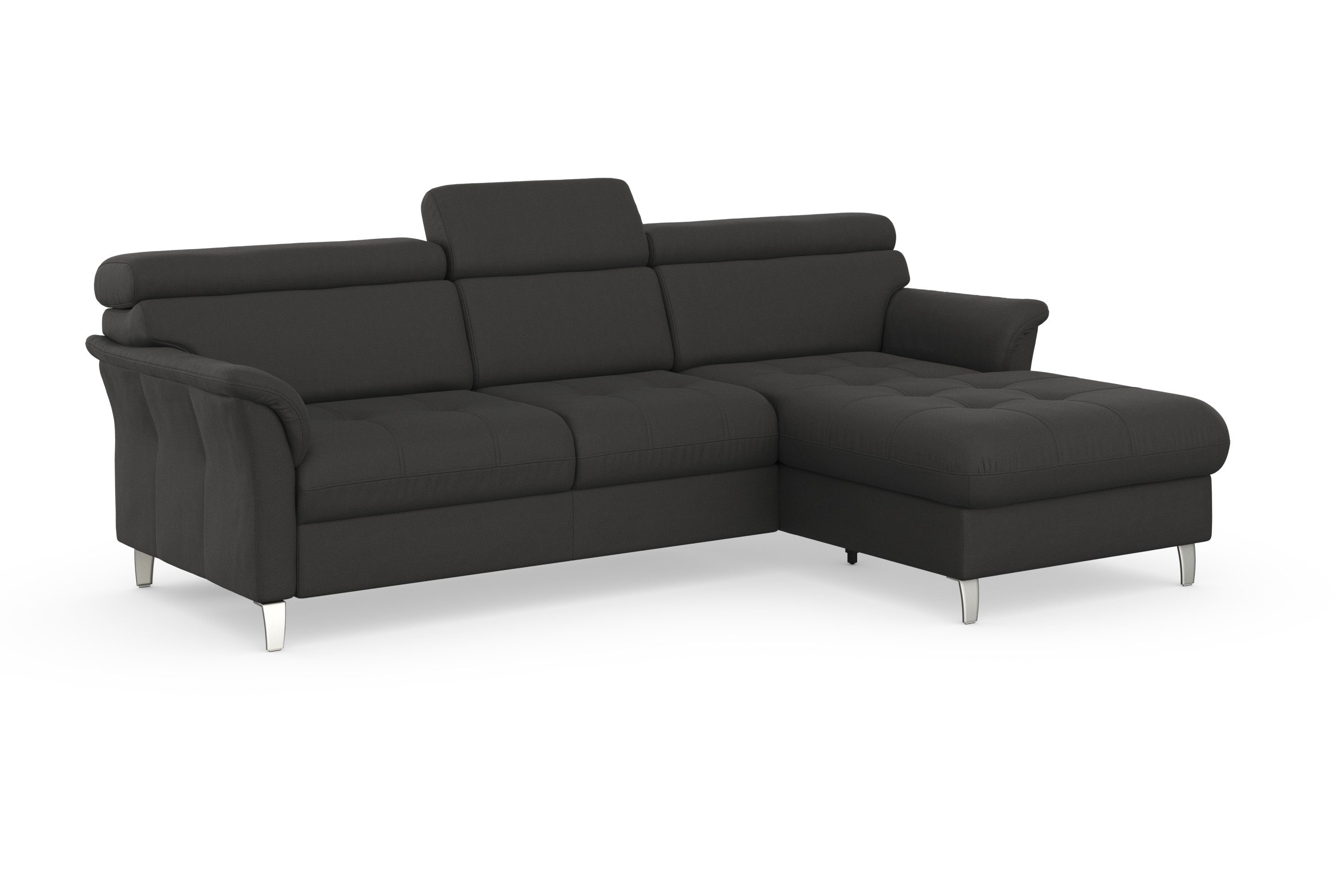 sit&more Ecksofa Marano, inklusive Bettkasten wahlweise mit Bettfunktion, Kopfteilverstellung