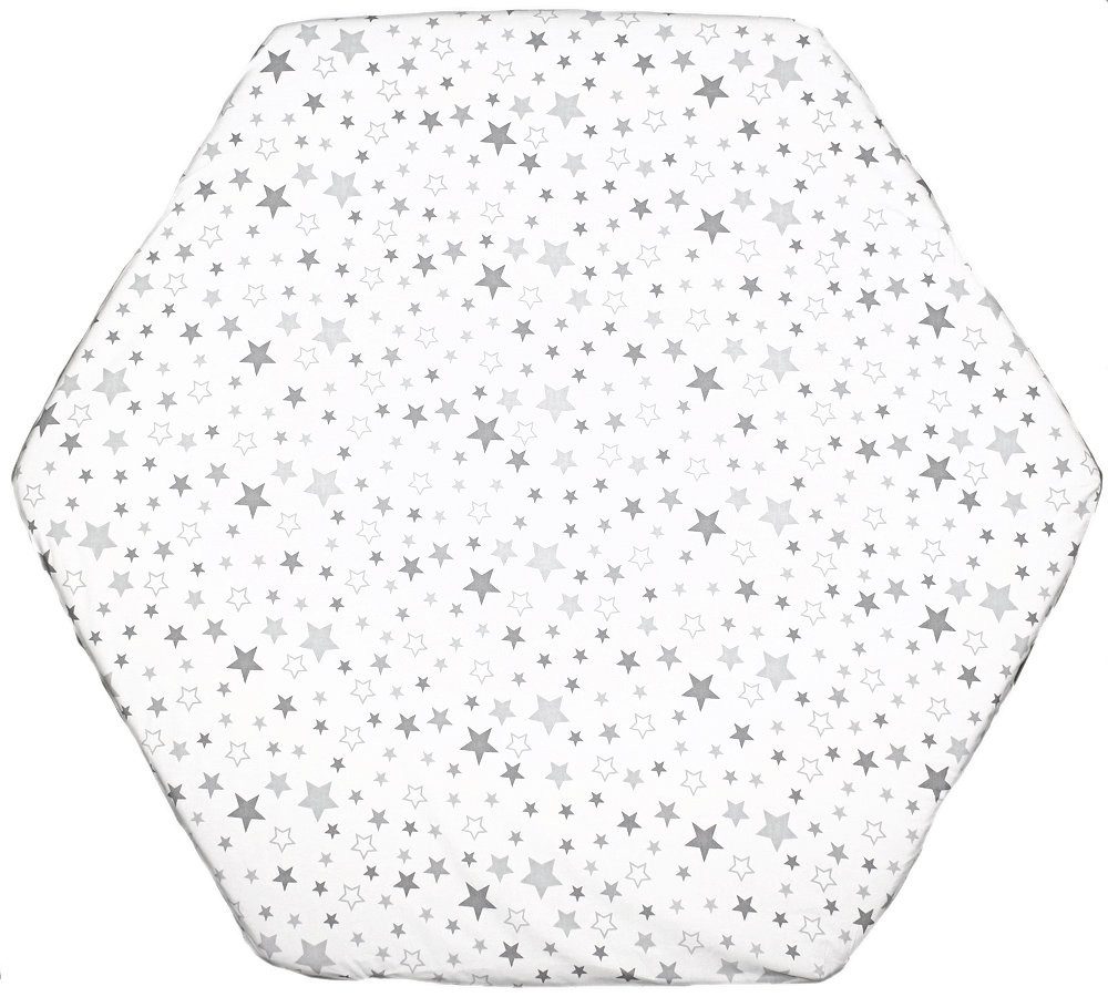Primawela Spannbettlaken Baby Kinder 6-eck Laufgitter Laufstall Matratze 105x120cm