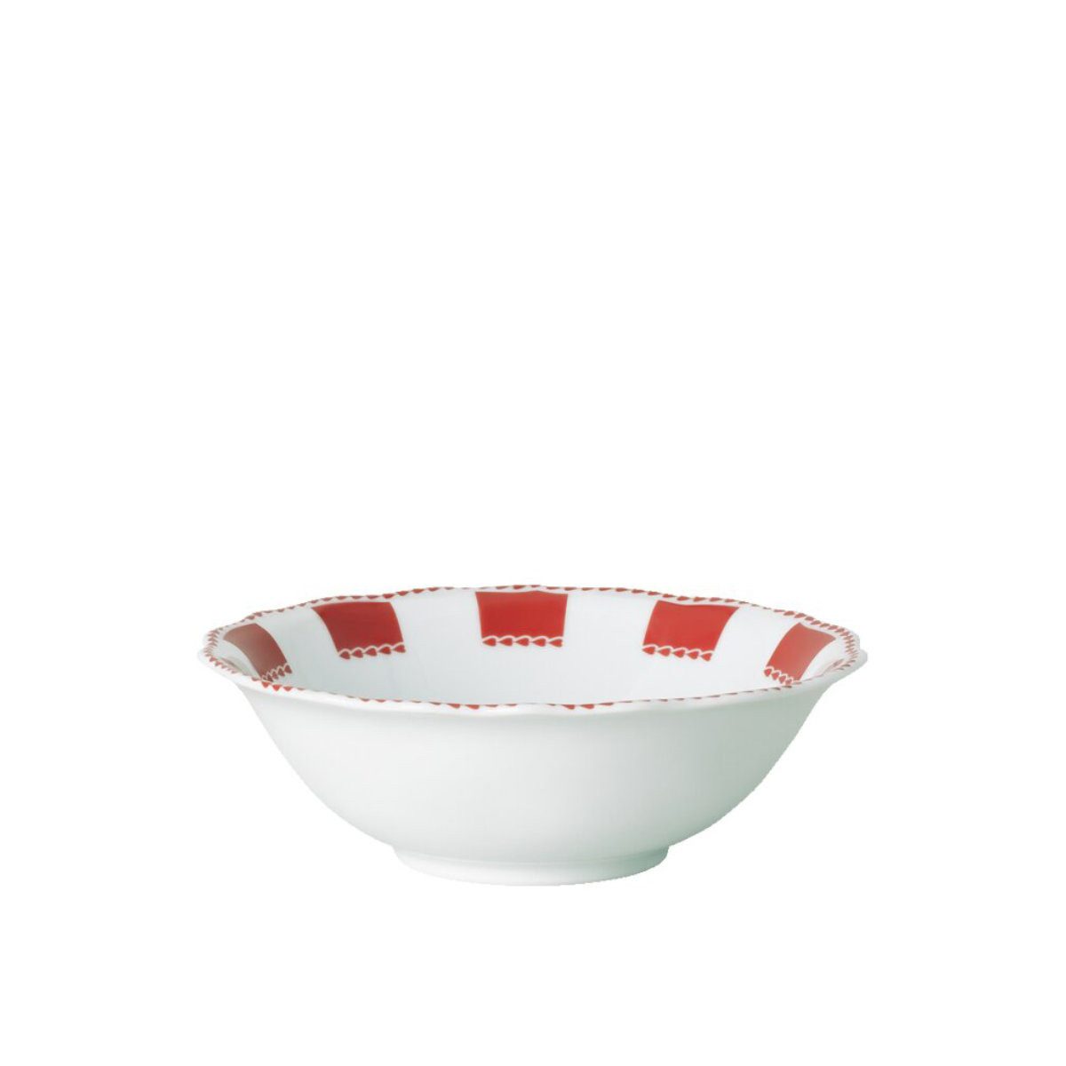 Hutschenreuther Schale Christmas Love Red Weihnachtsgeschirr, Porzellan, 17 cm