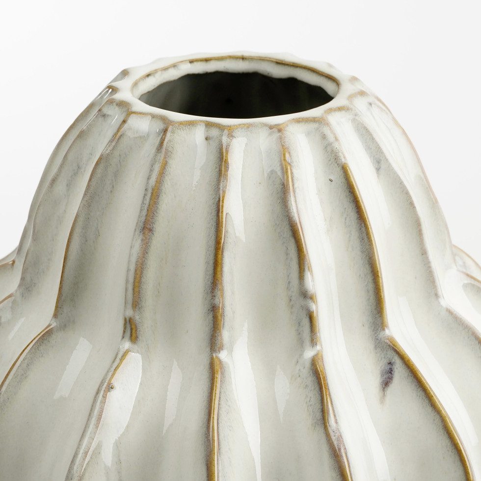 Mica Decorations Dekovase Mica Vase Altea off white Keramik Ø 24,5 x 28 cm