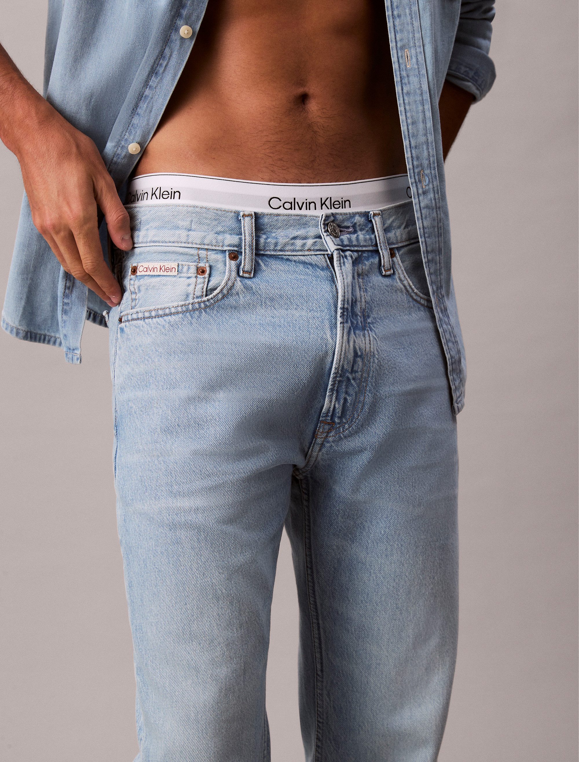 Calvin Klein Jeans Straight-Jeans STNDRD STRGHT JEAN Mit Gürtelschlaufen