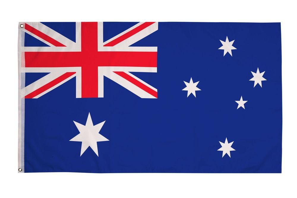 für Flagge cm (Hissflagge x Fahnenmast), Ösen FLAGS Nationalflagge Messing Australische 90 2 Inkl. Australien PHENO Fahne 150 Flagge
