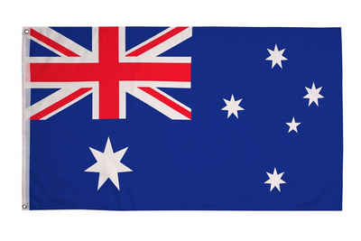 PHENO FLAGS Flagge Australien Flagge 90 x 150 cm Australische Fahne Nationalflagge (Hissflagge für Fahnenmast), Inkl. 2 Messing Ösen