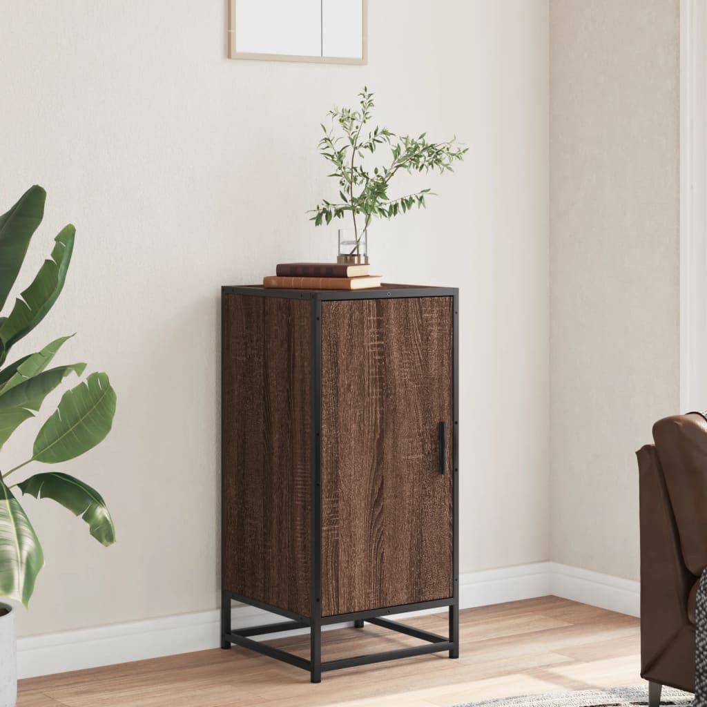vidaXL Sideboard Sideboard Braun Eichen-Optik 35,5x35x76 günstig online kaufen