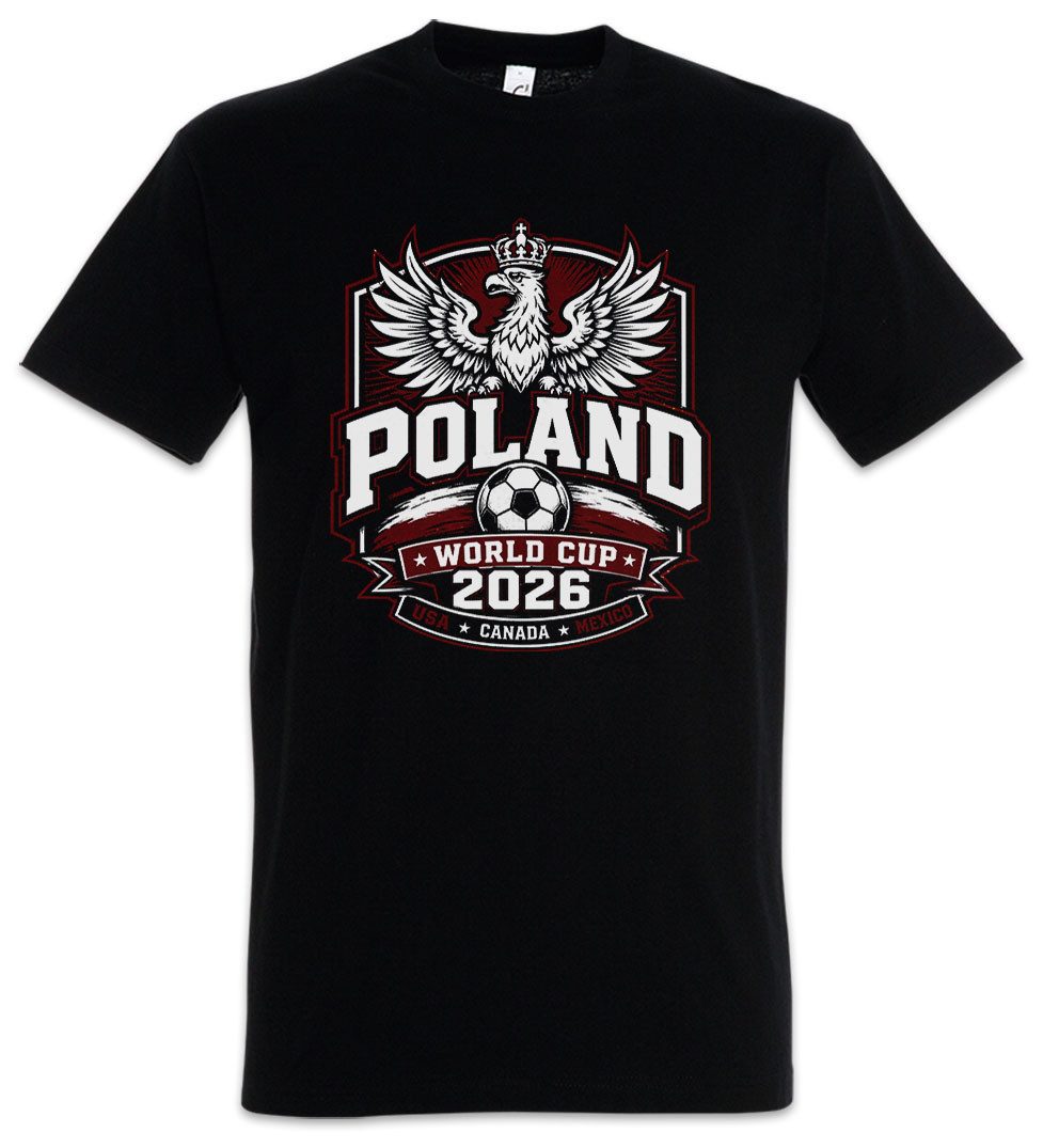 Urban Backwoods Print-Shirt Team Poland 1 Herren T-Shirt Polen Polska Warsaw Bia?o Czerwoni Wis?a (1-tlg) Fußball WM Soccer Football