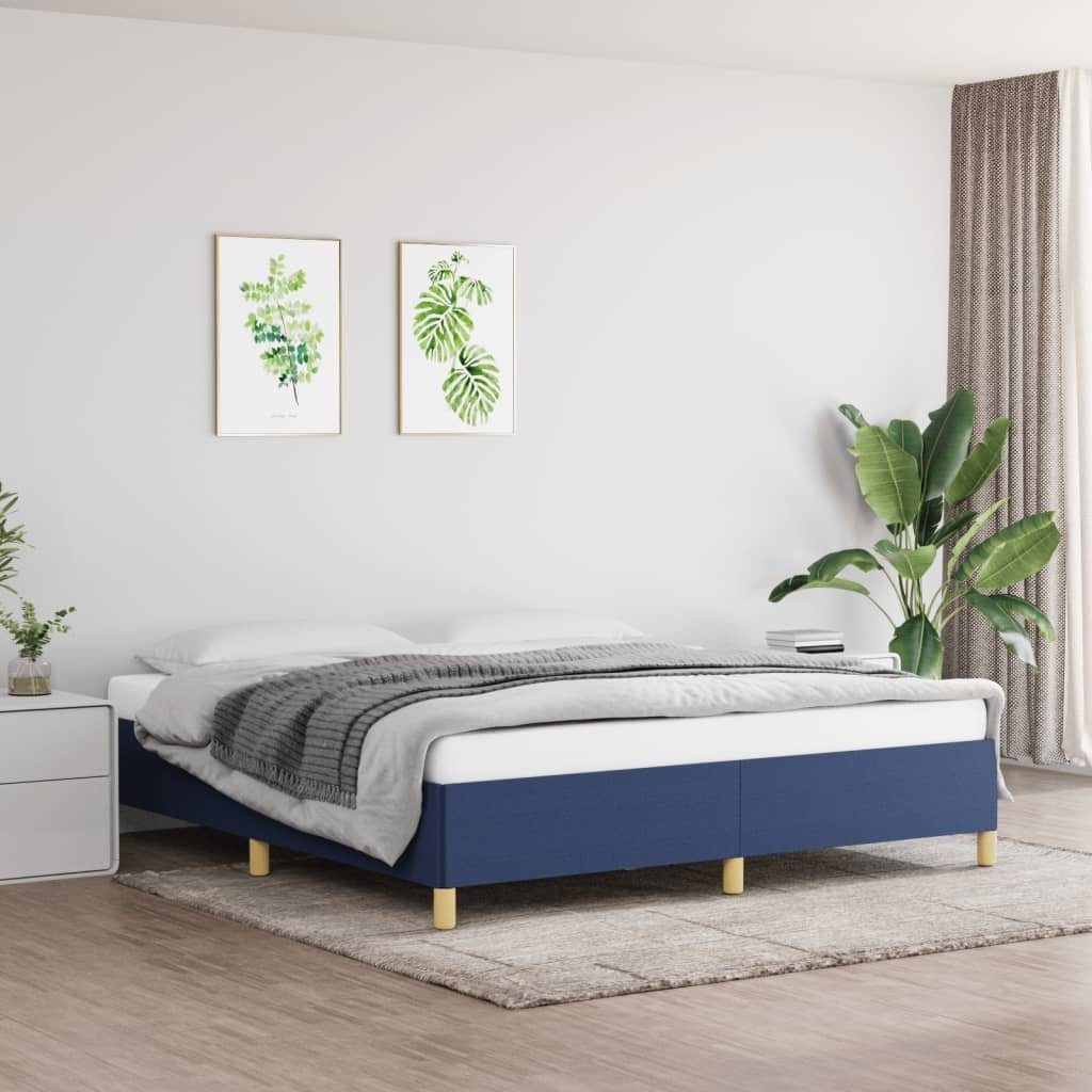 furnicato Bett Bettgestell ohne Matratze Blau günstig online kaufen
