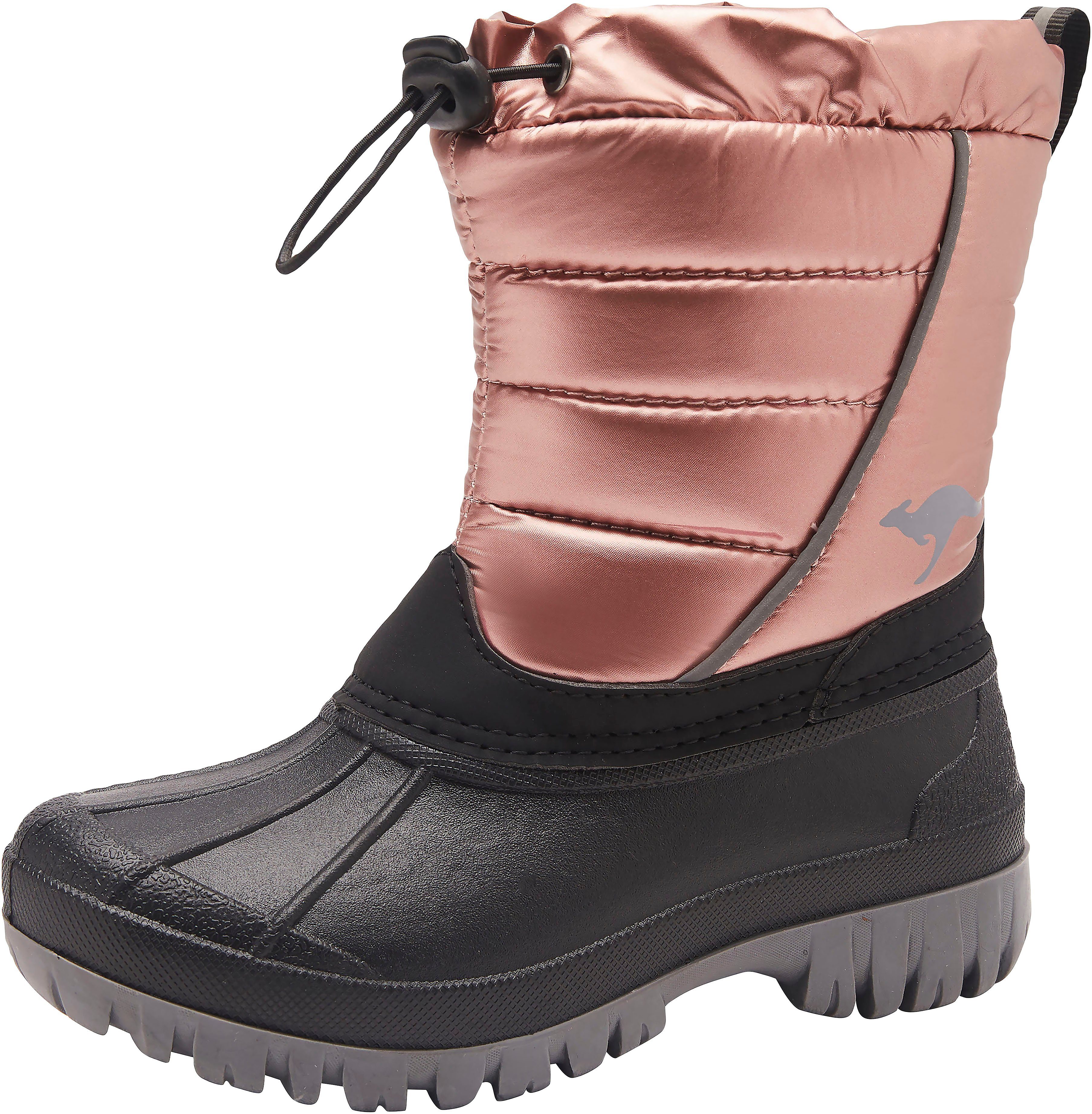 KangaROOS K-Ben Winterstiefel wasserabweisend rosa-metallic