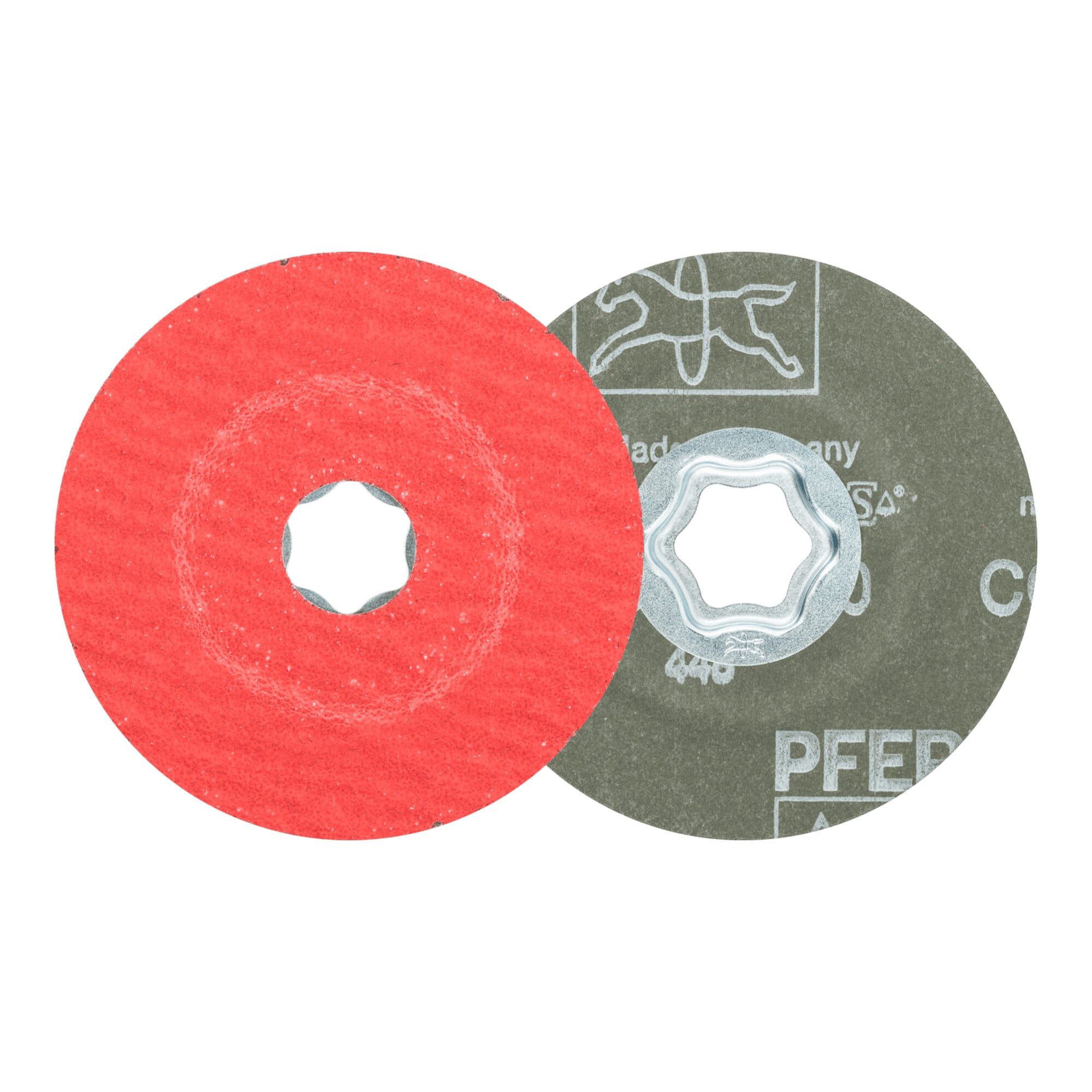 Pferd Schleifscheibe PFERD TOOLS COMBICLICK Keramikkorn Fiberscheibe Ø 100mm CO-COOL50 für